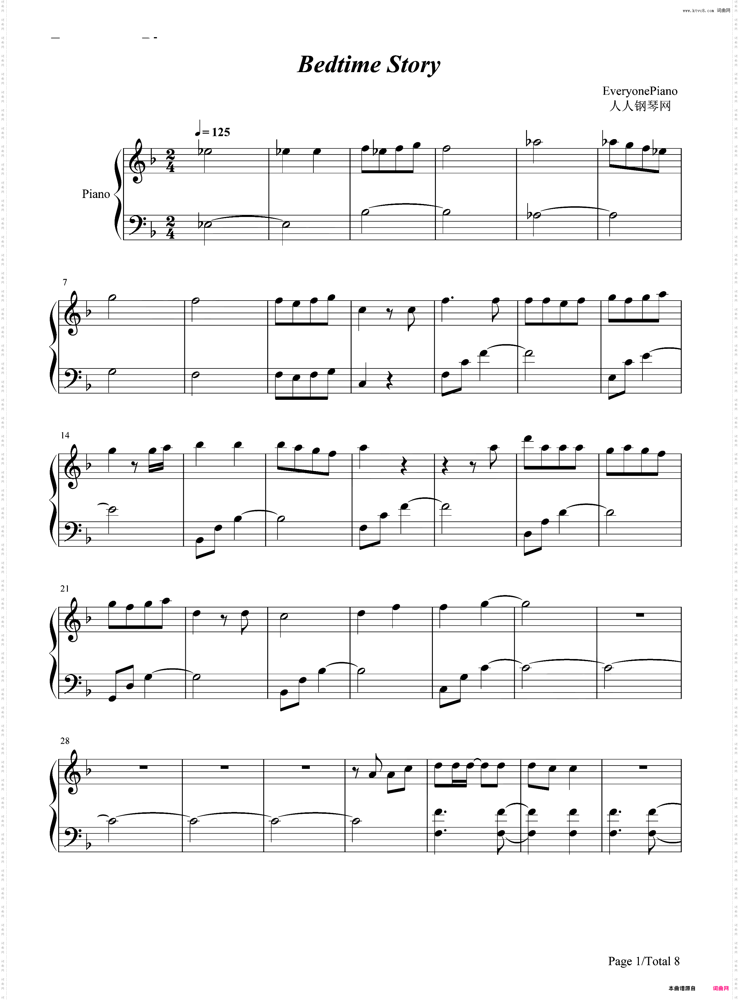 Bedtime Story-三次元女友主题曲