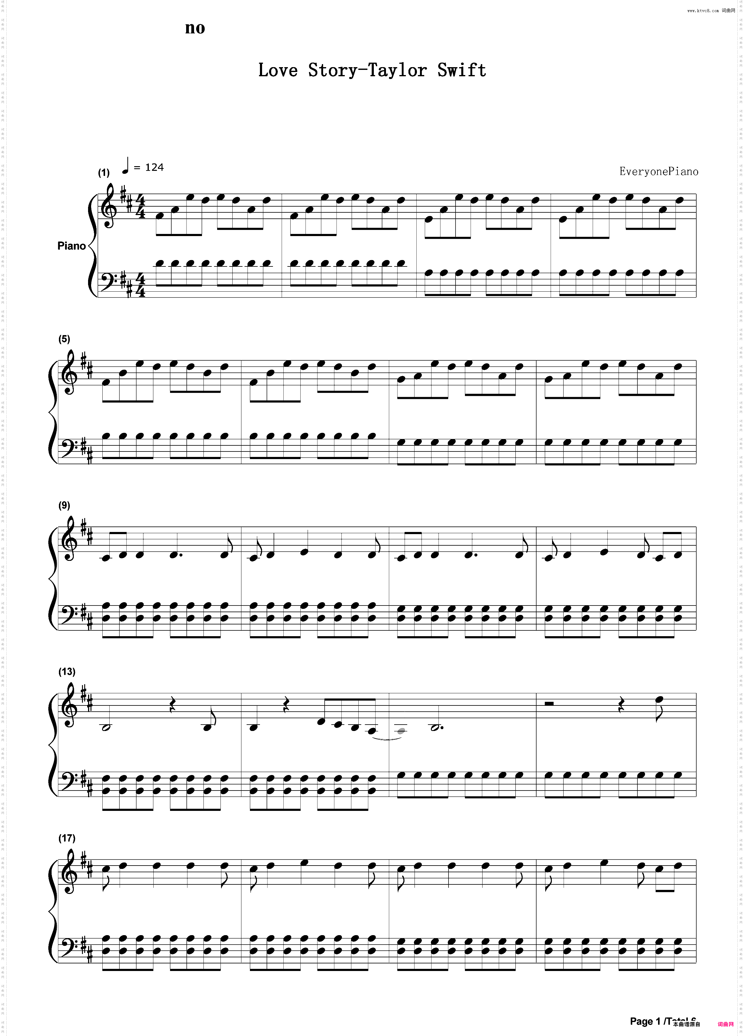Love Story-Taylor Swift