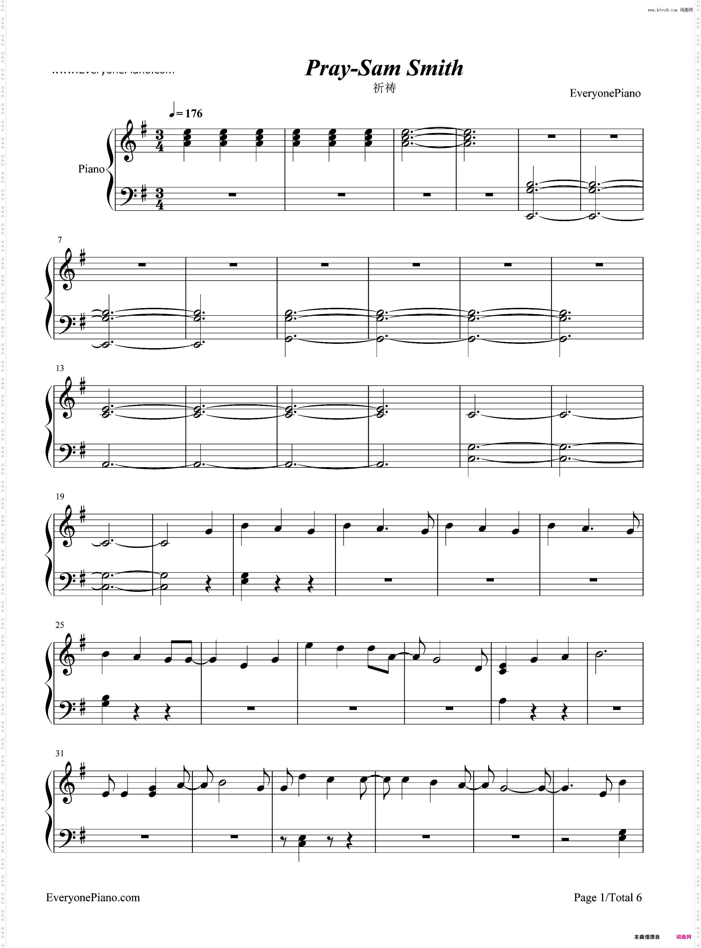 Pray-Sam Smith