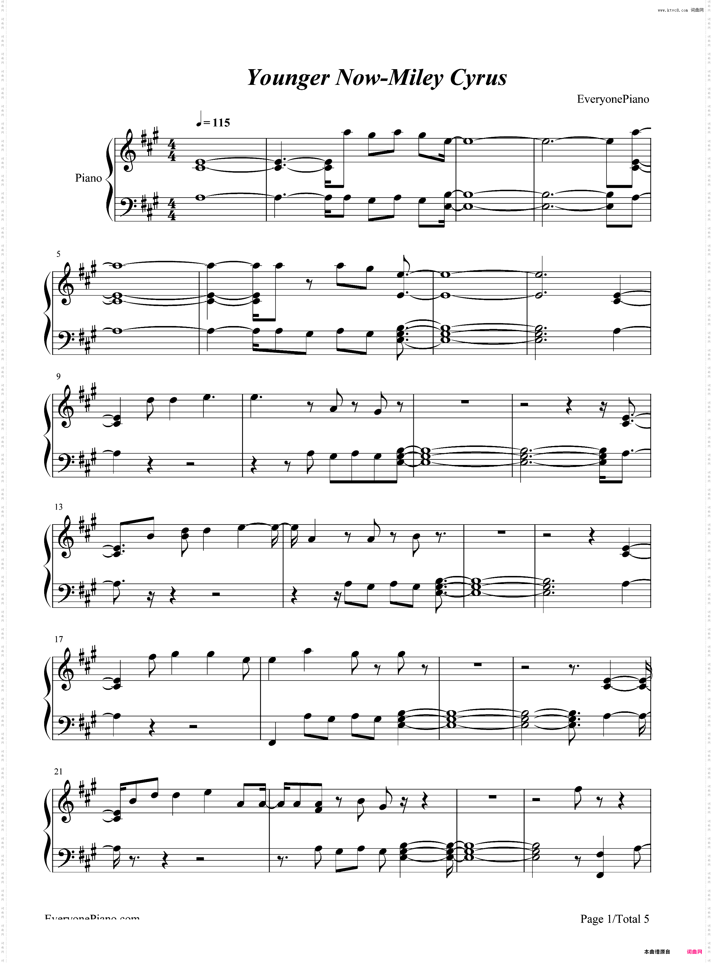 Younger Now-Miley Cyrus