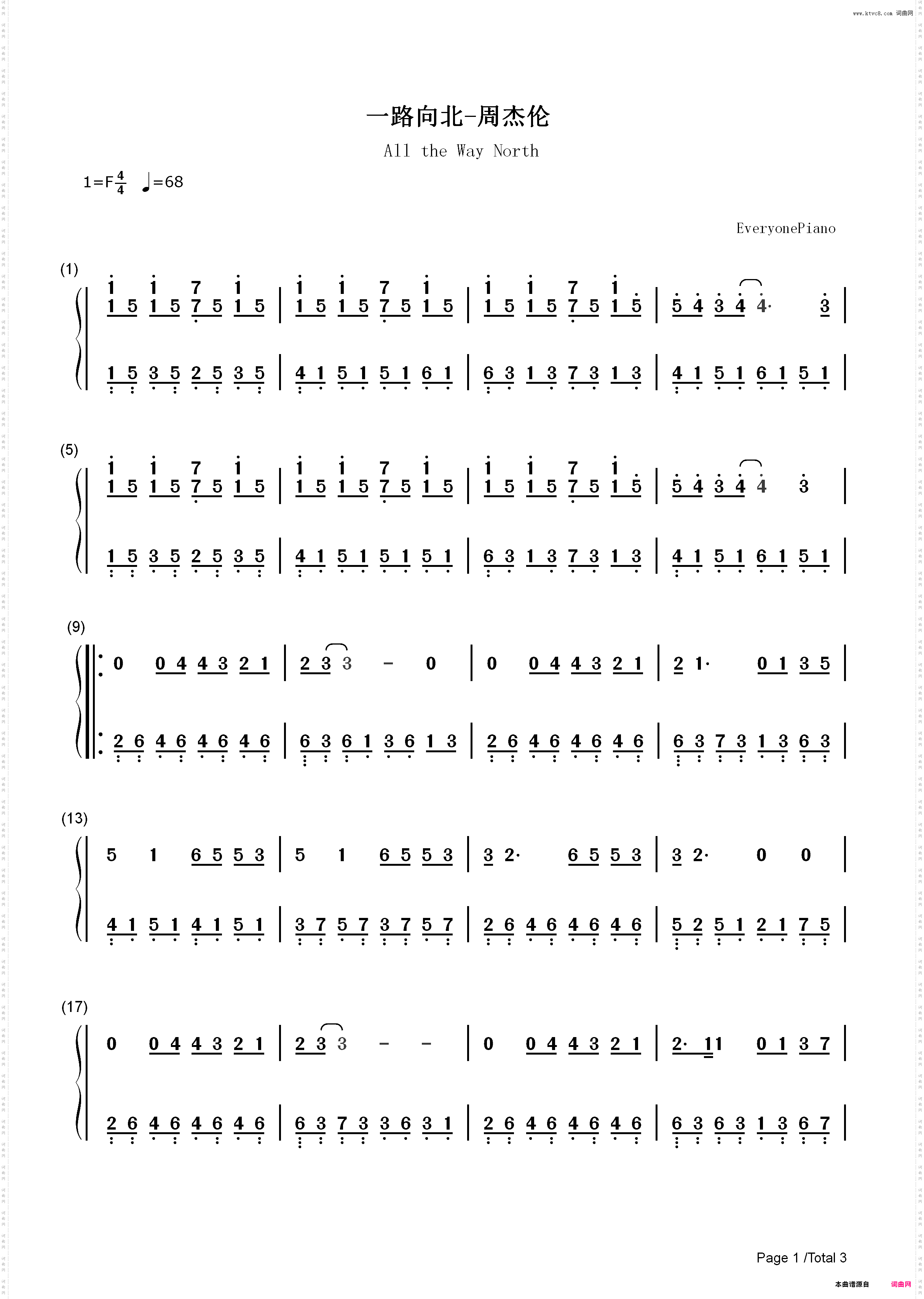 一路向北-头文字D插曲