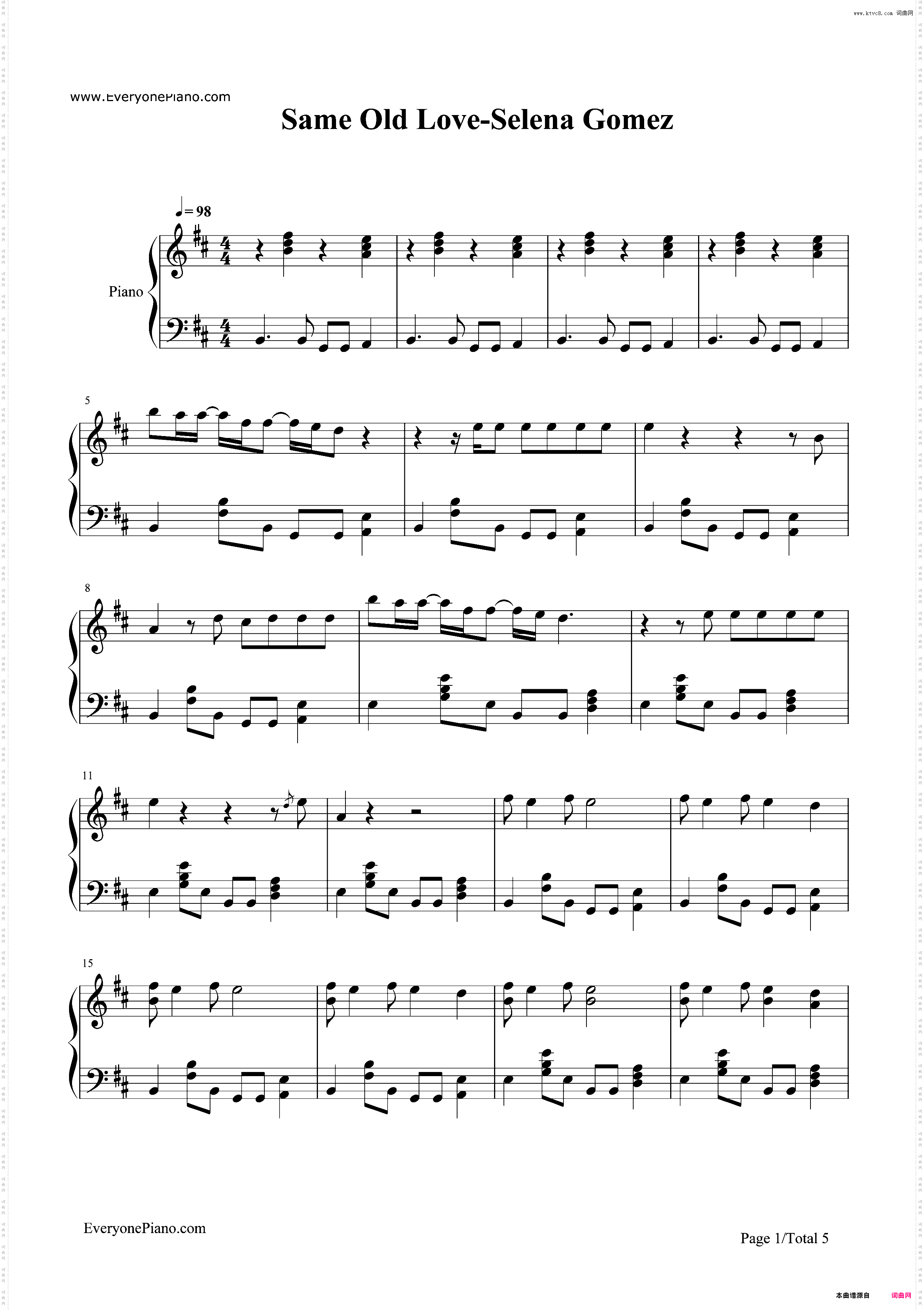 Same Old Love-Selena Gomez