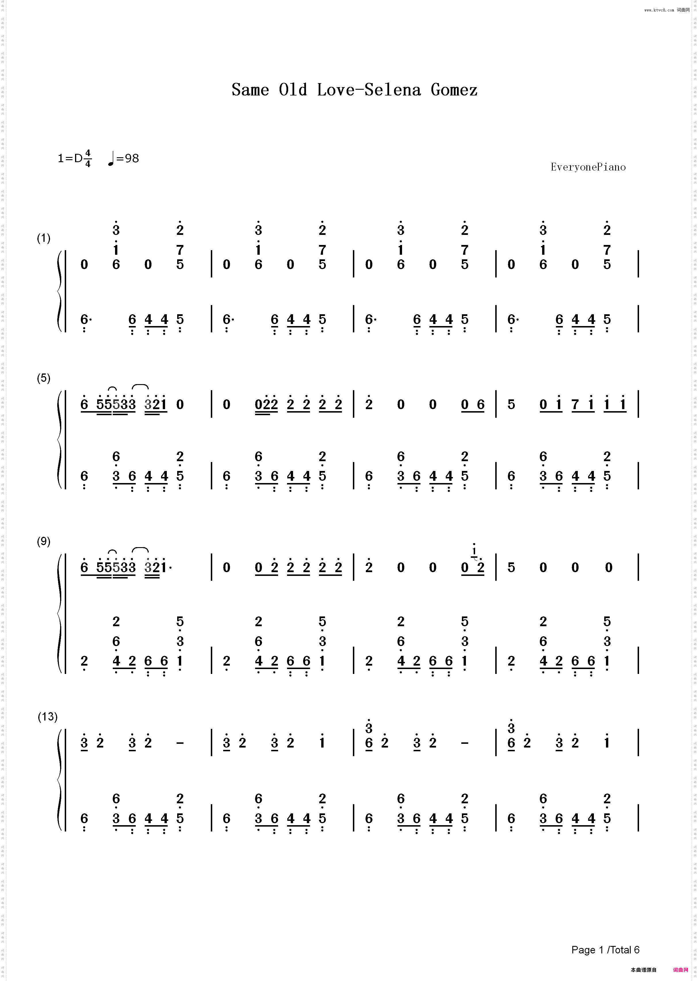 Same Old Love-Selena Gomez