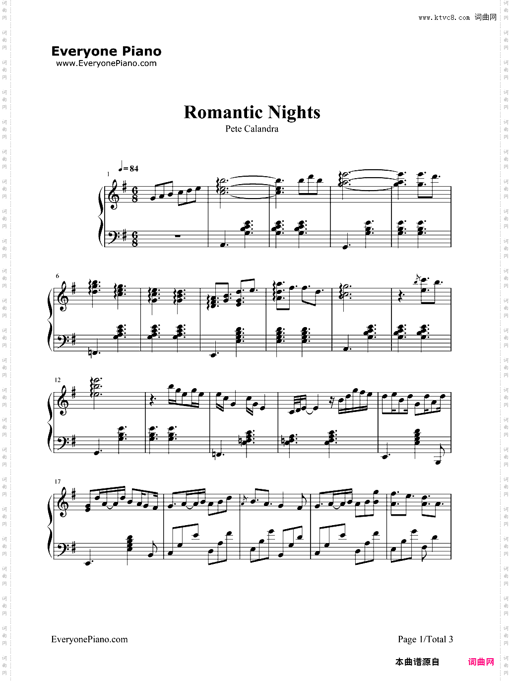 Romantic Nights-爱情公寓插曲