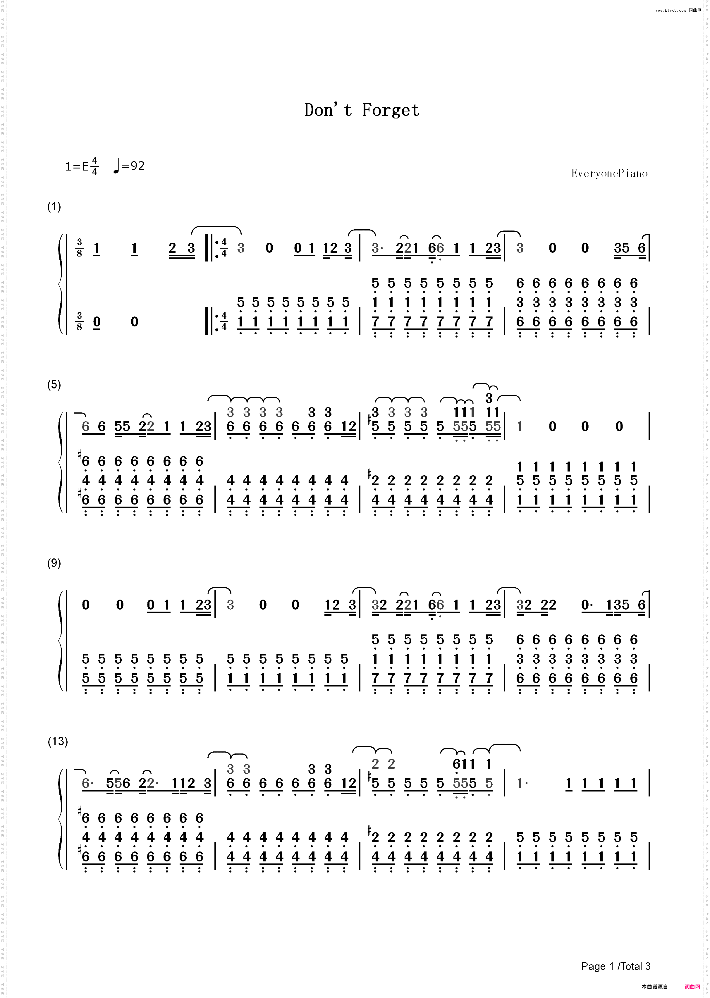 Don't Forget-Demi Lovato