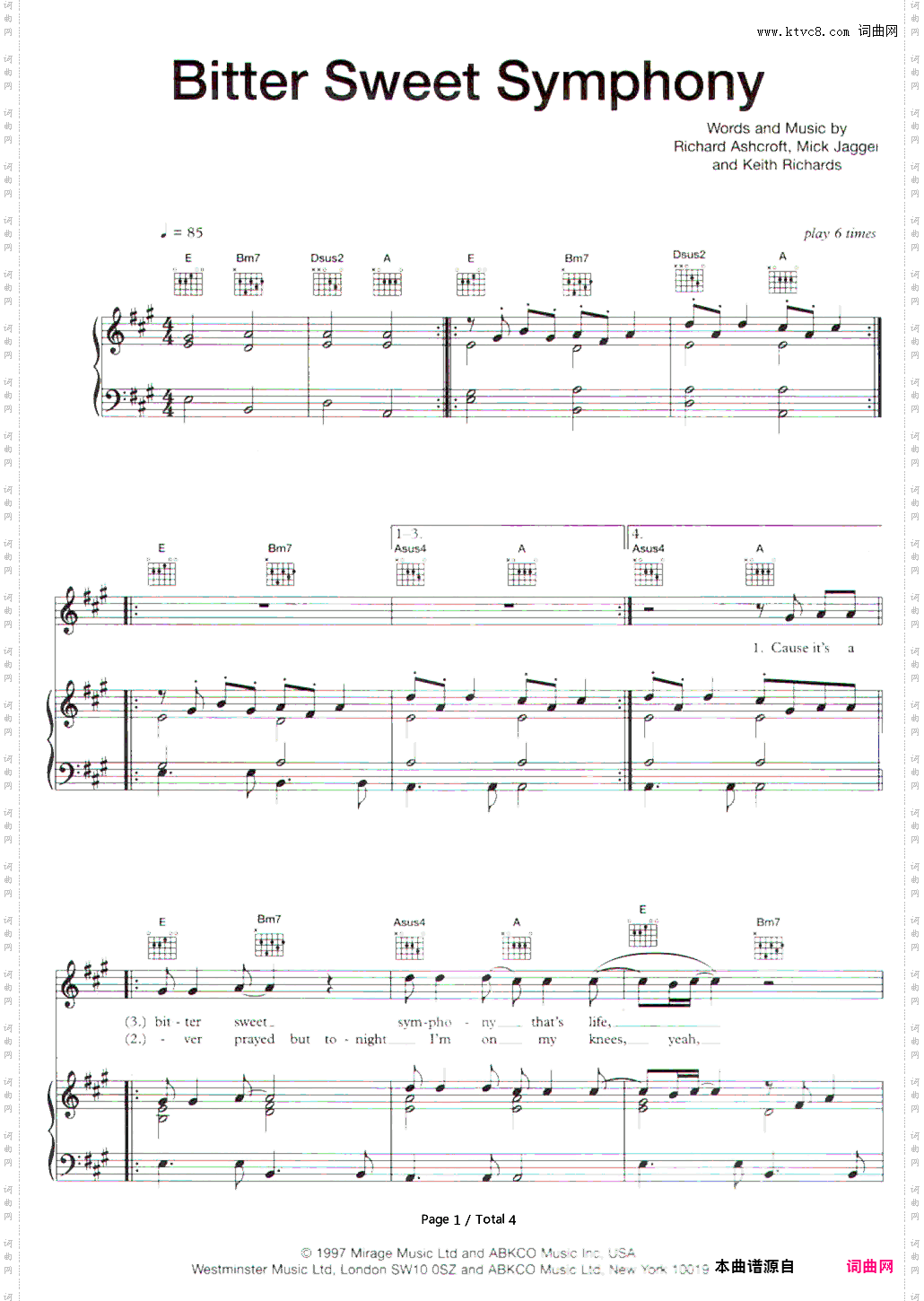 Bitter Sweet Symphony-The Verve