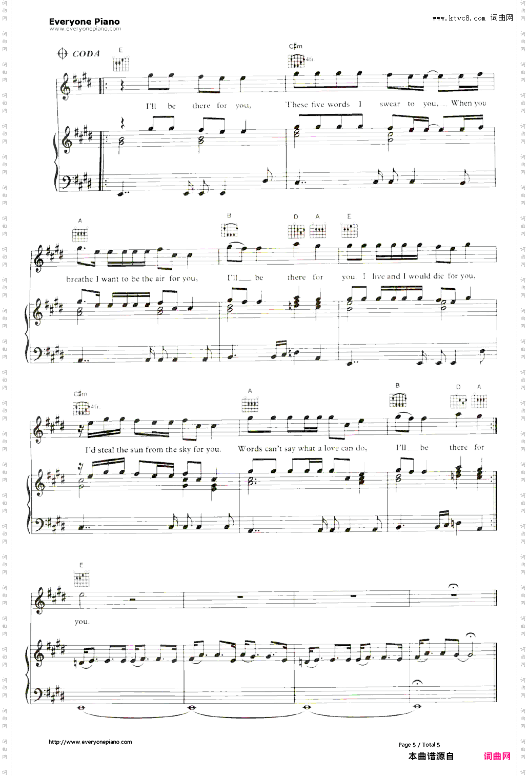 I'll Be There for You-Bon Jovi