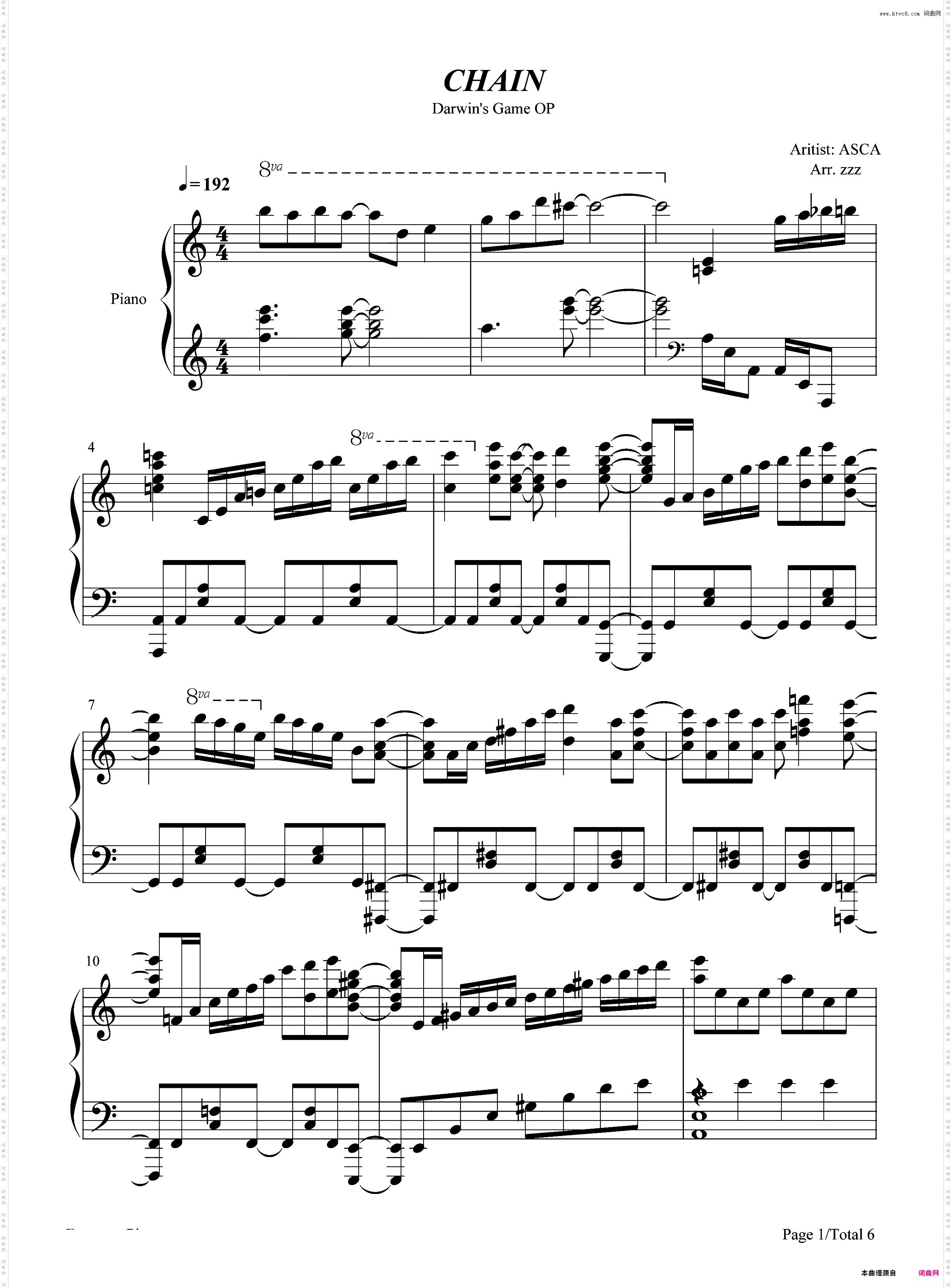 CHAIN-达尔文游戏OP