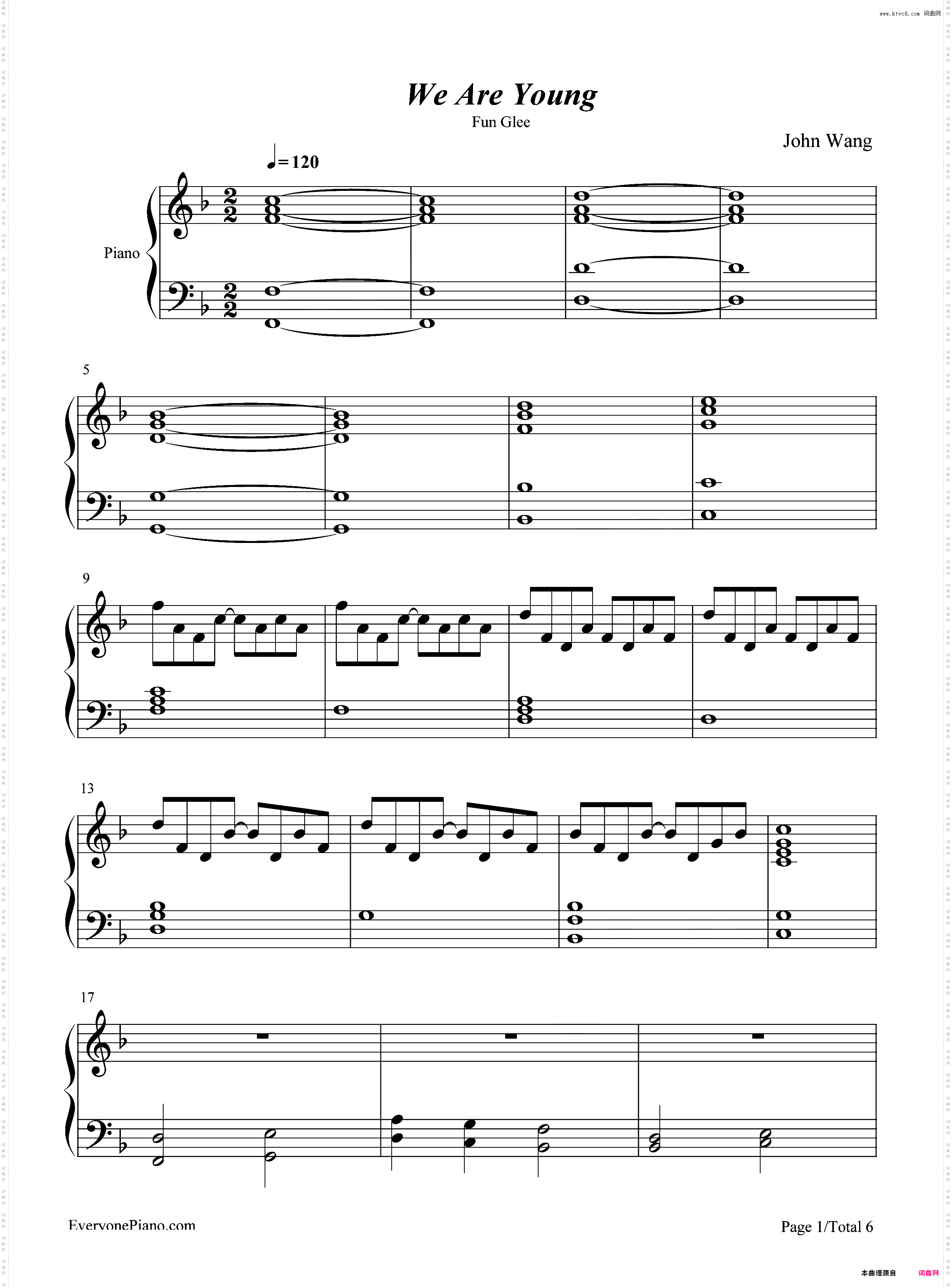 We Are Young-欢乐合唱团OST