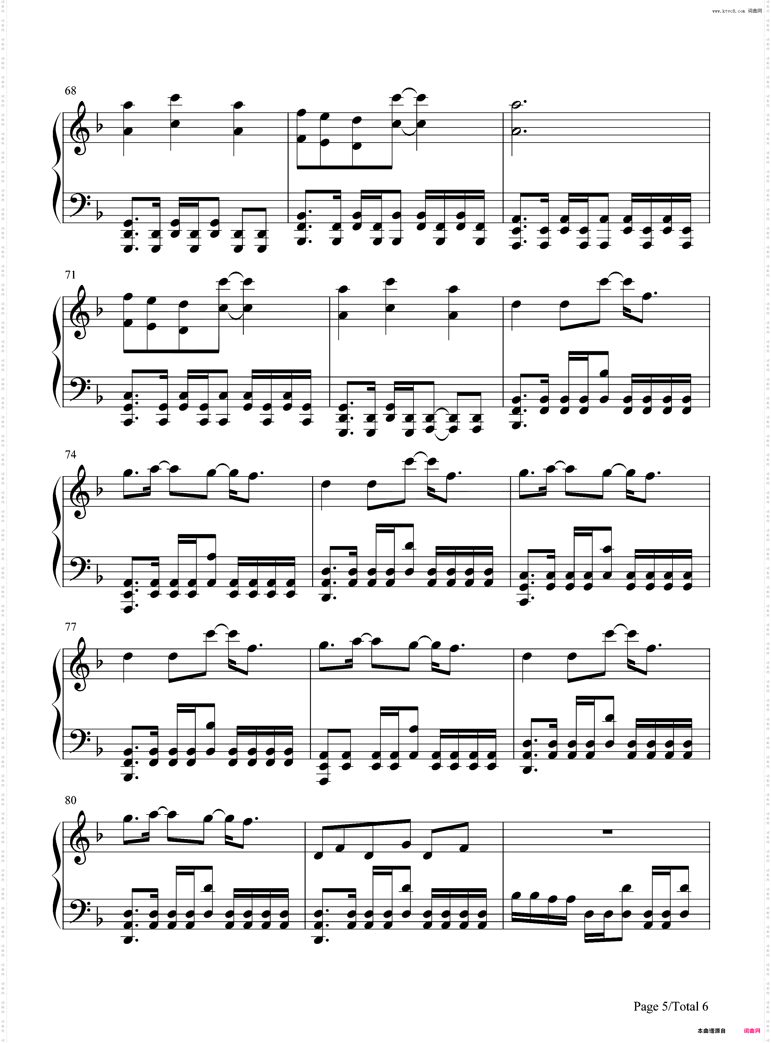 One Final Chance-原版谱-命令与征服心灵终结BGM