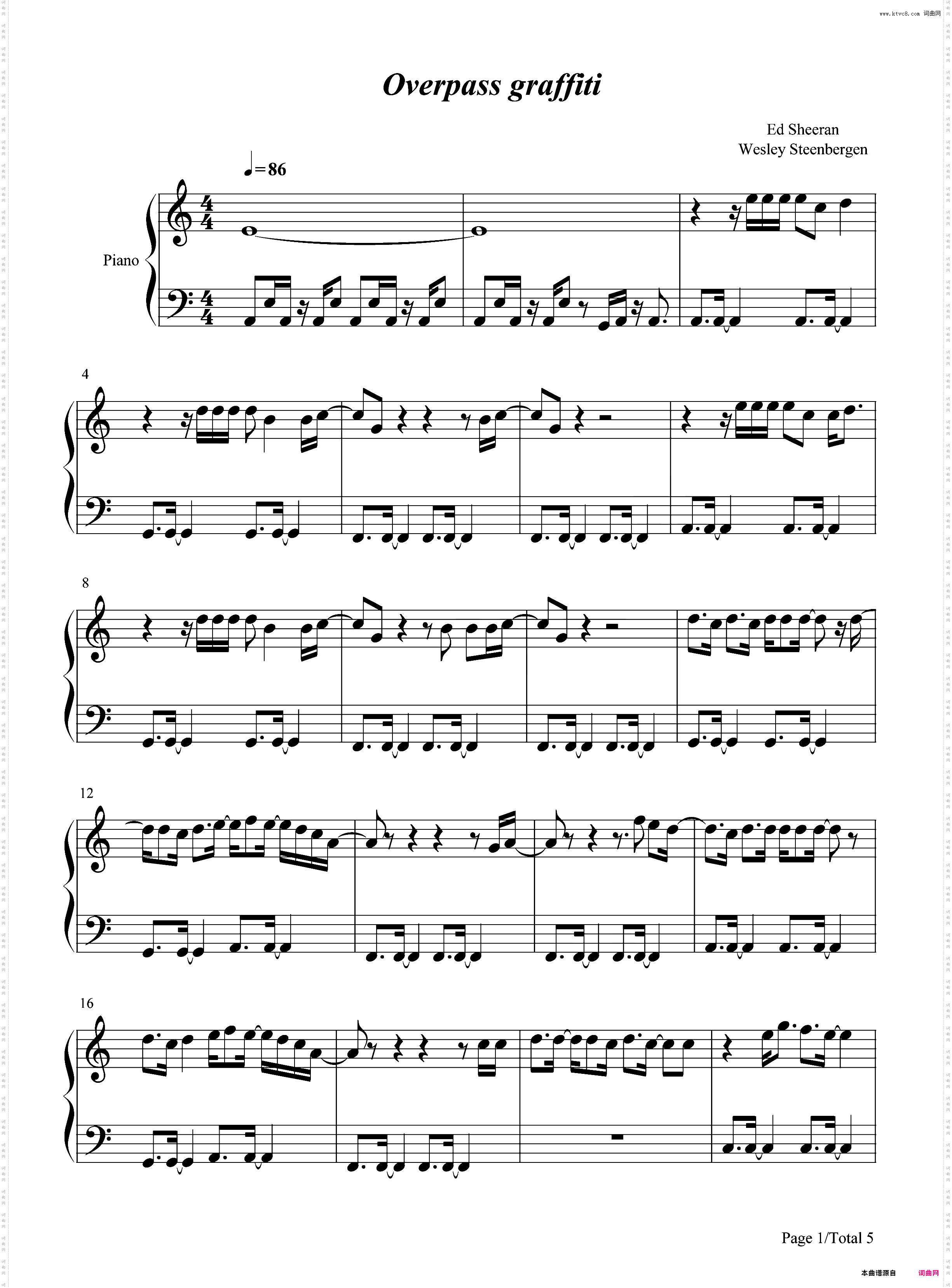 Overpass Graffiti-Ed Sheeran