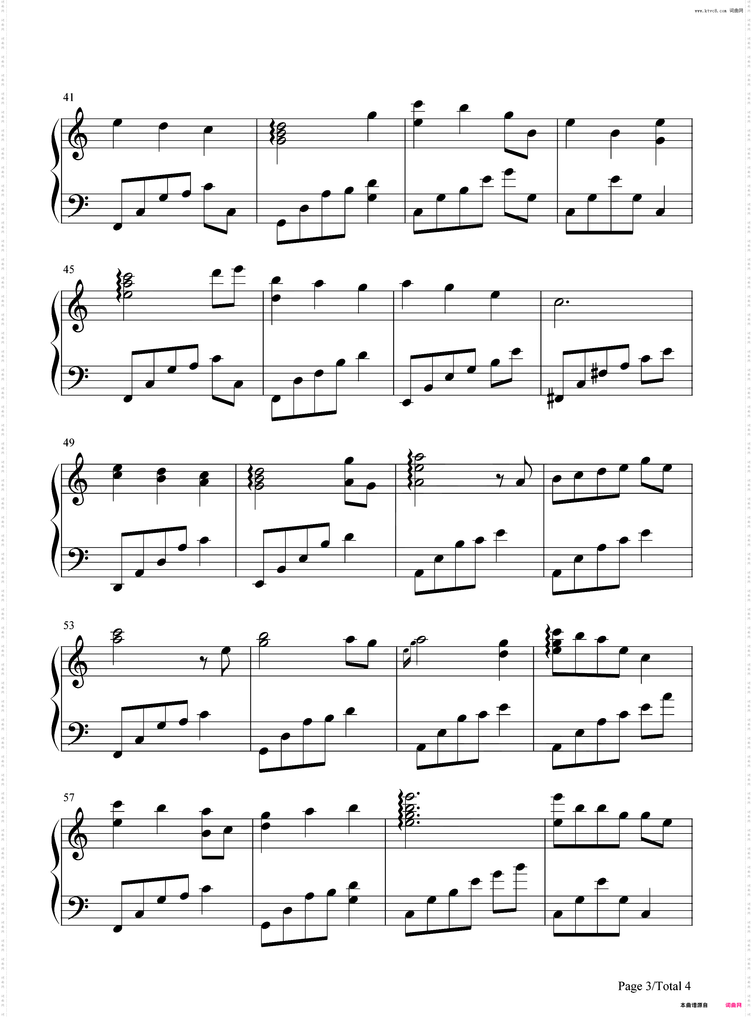 致叶小安的信-钢琴独奏版-夜的钢琴曲Ⅳ