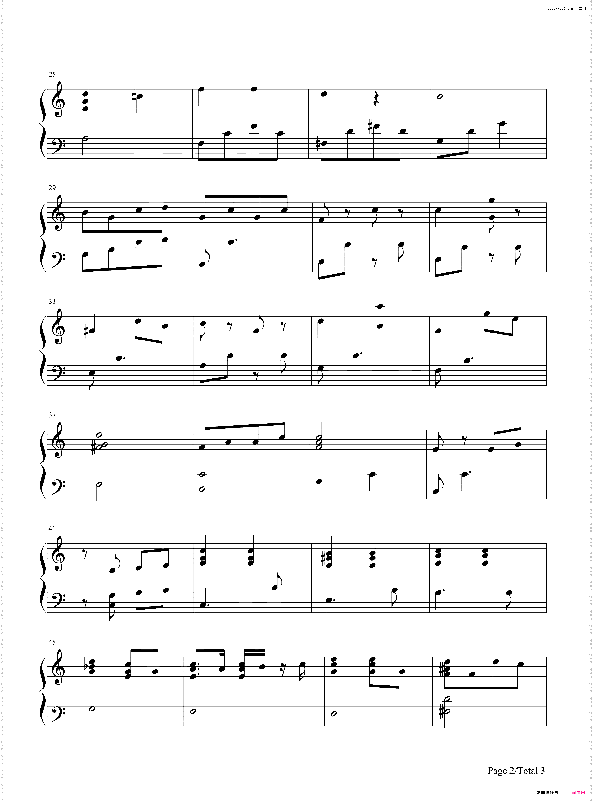 慢慢喜欢你-C调弹唱版