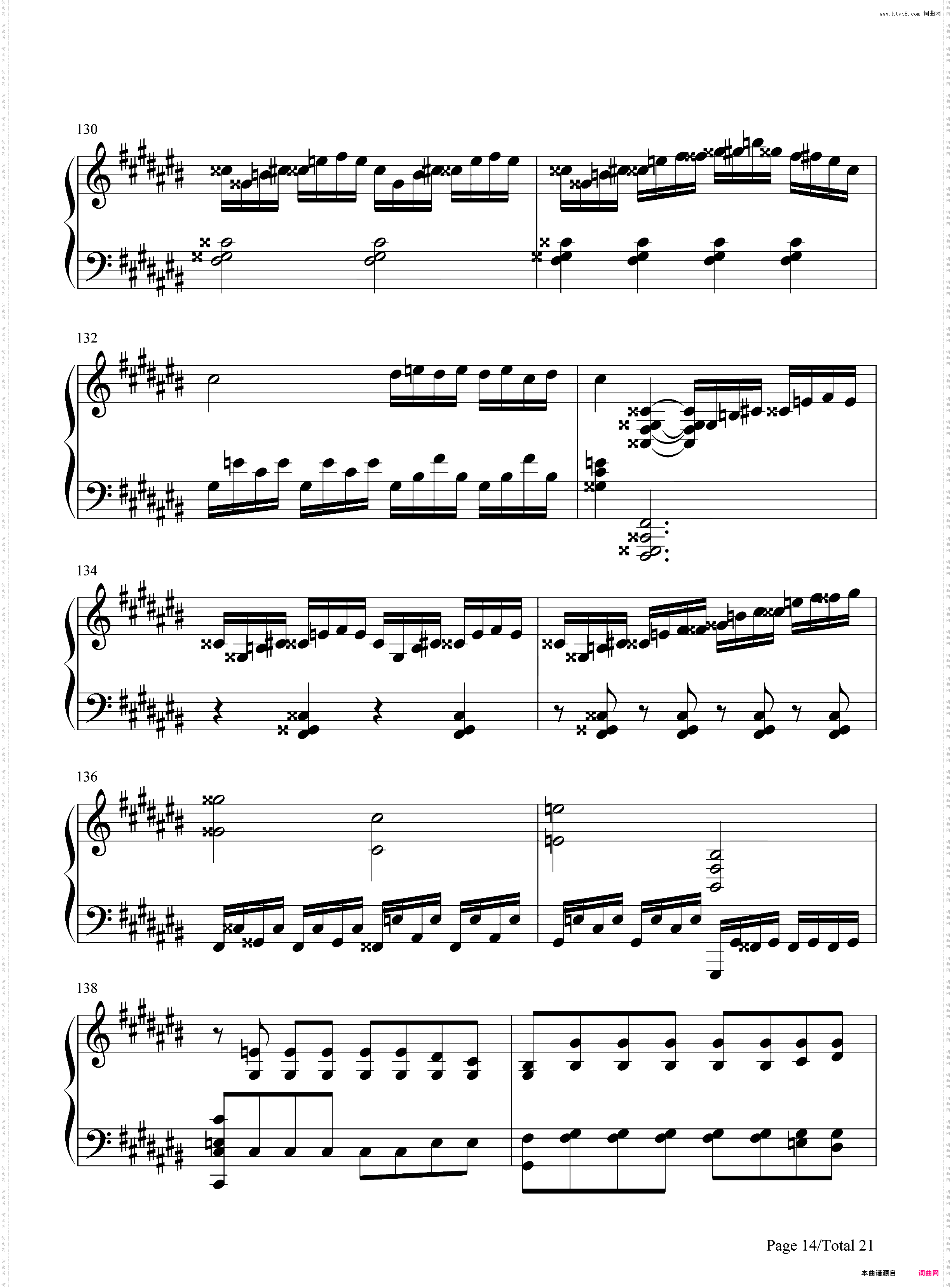 月光奏鸣曲第三乐章