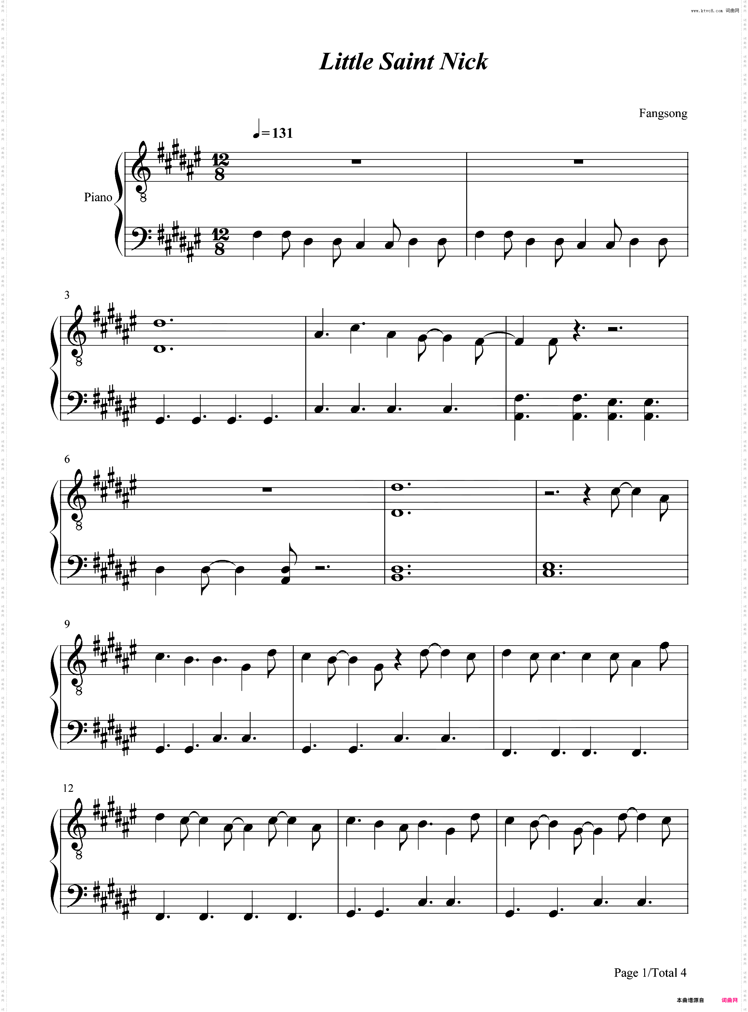 Little Saint Nick-圣诞主题歌曲