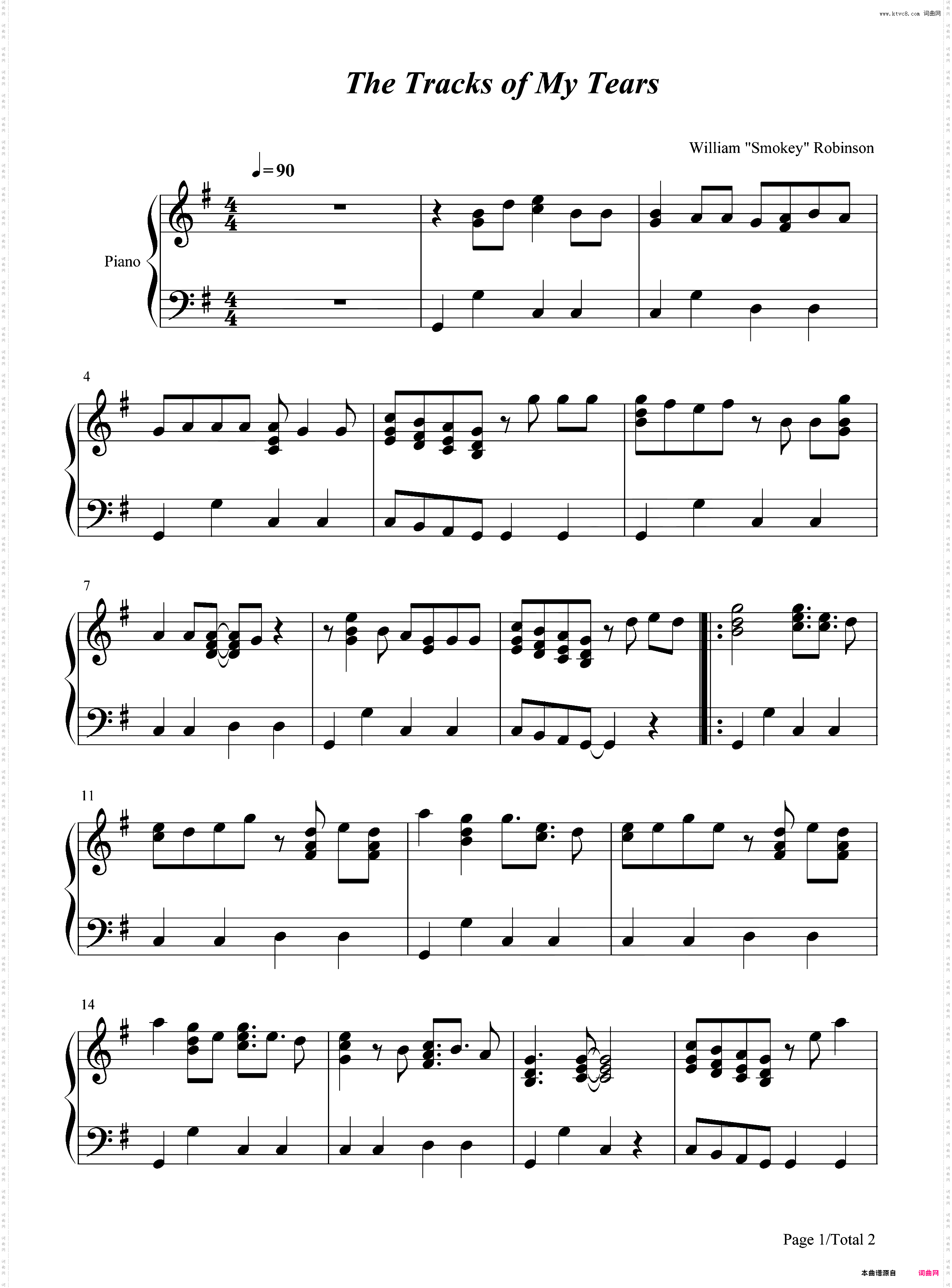 The Tracks of My Tears