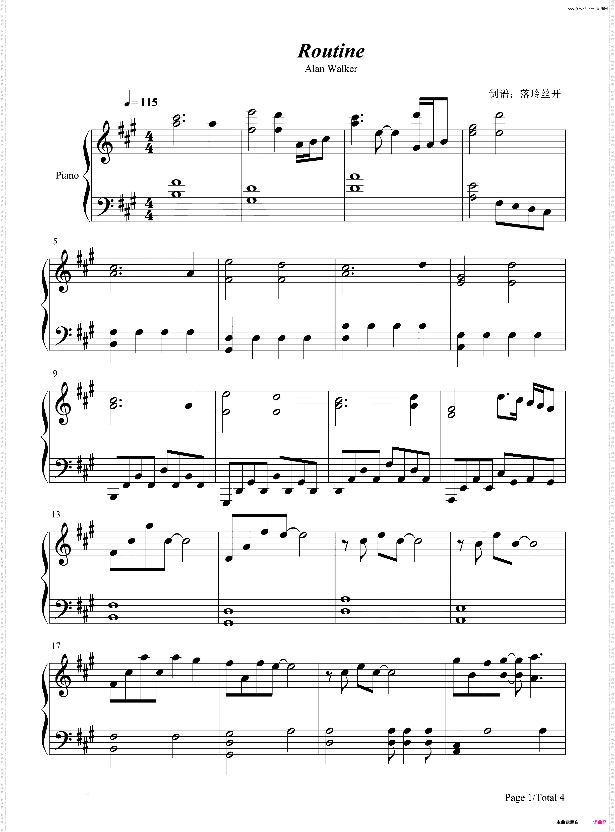 Routine-Alan Walker