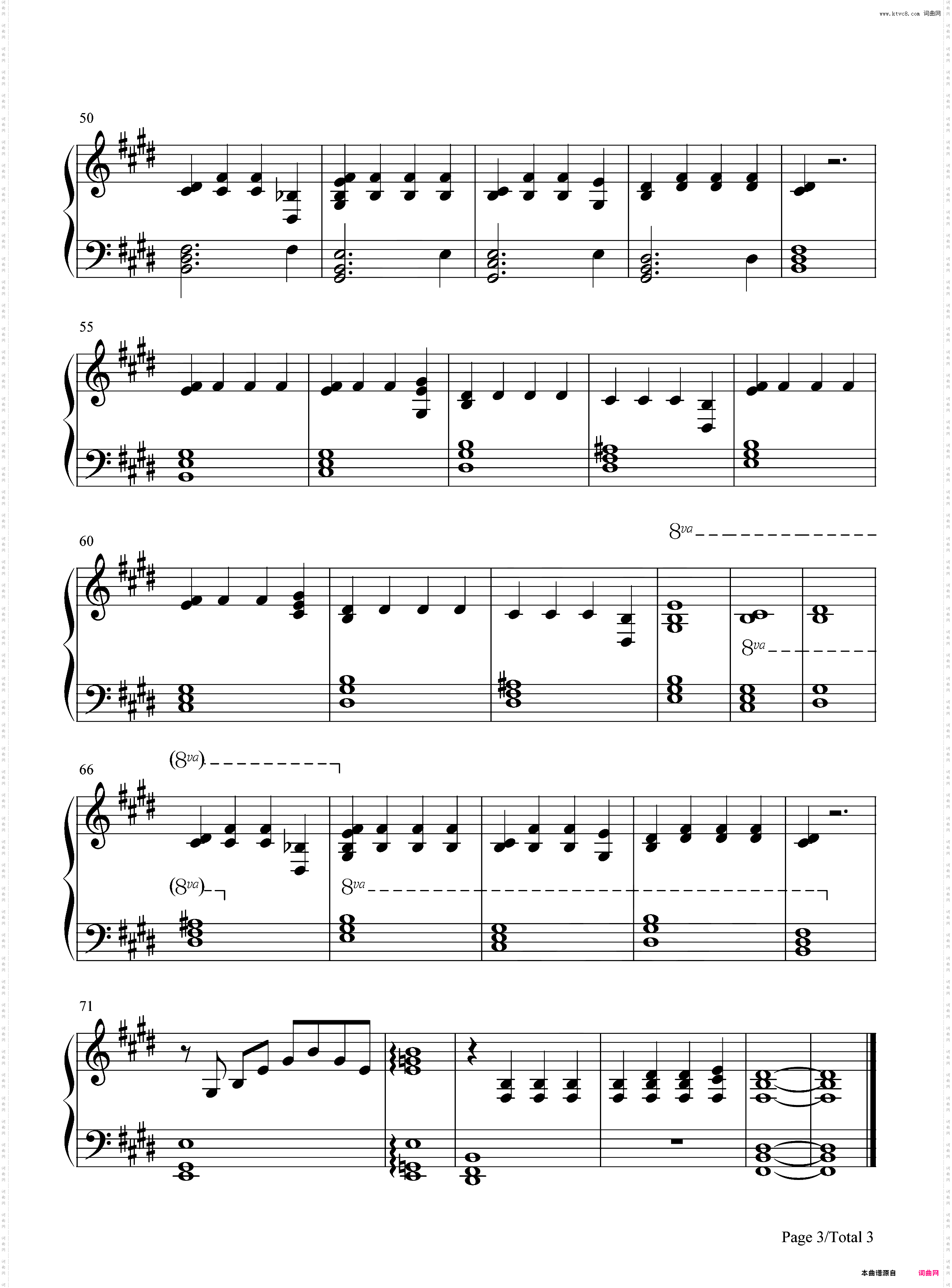 I Lost A Friend-伴奏谱