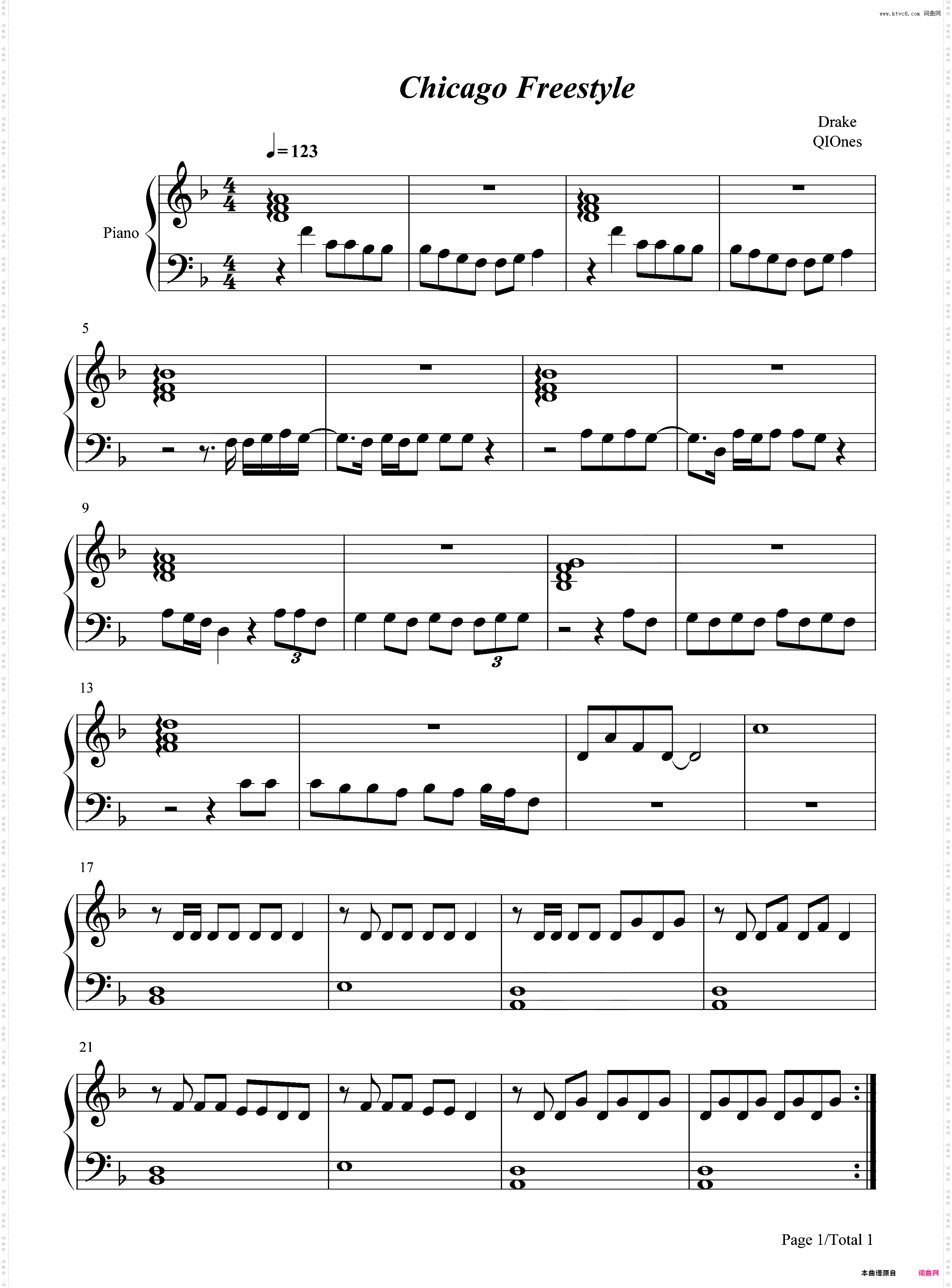 Chicago Freestyle-Drake