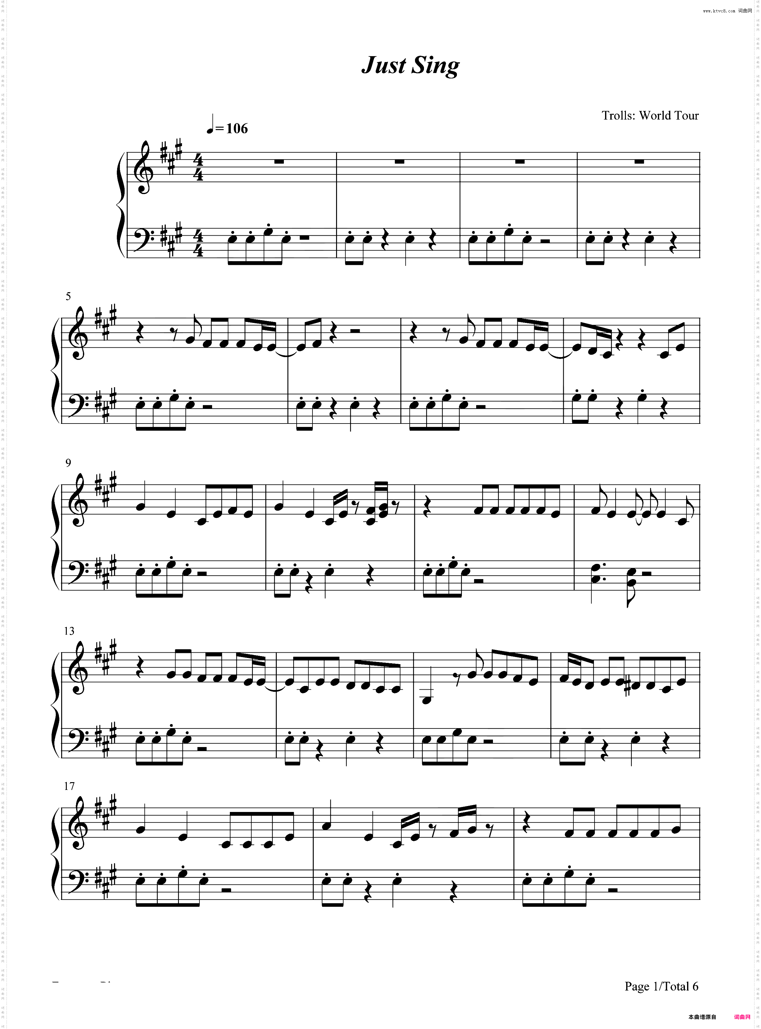 Just Sing-魔发精灵2OST