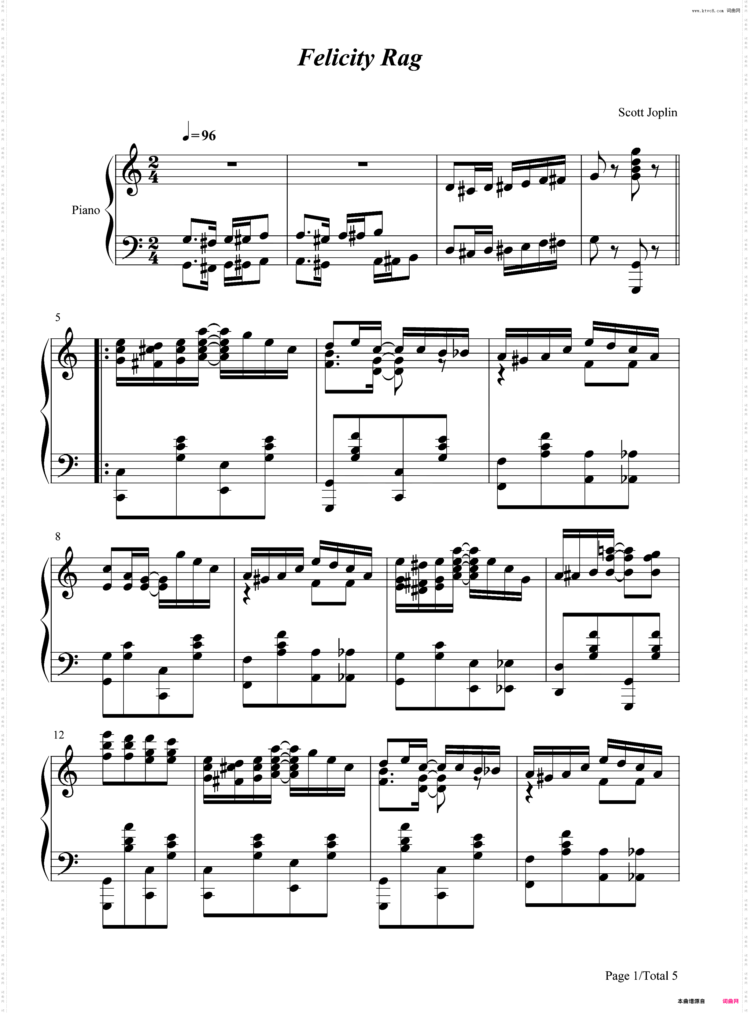 Felicity Rag-Scott Joplin