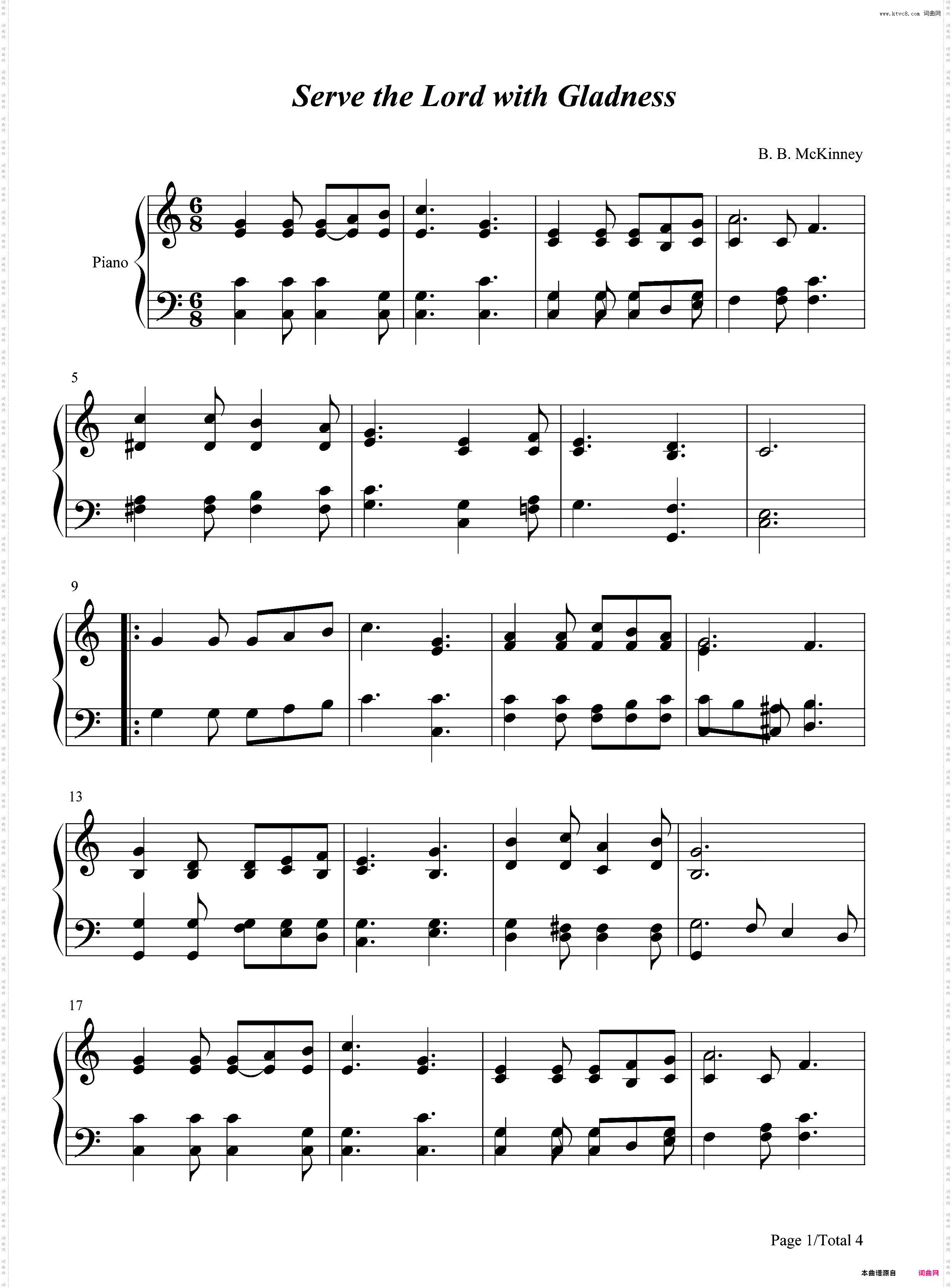 Serve the Lord with Gladness