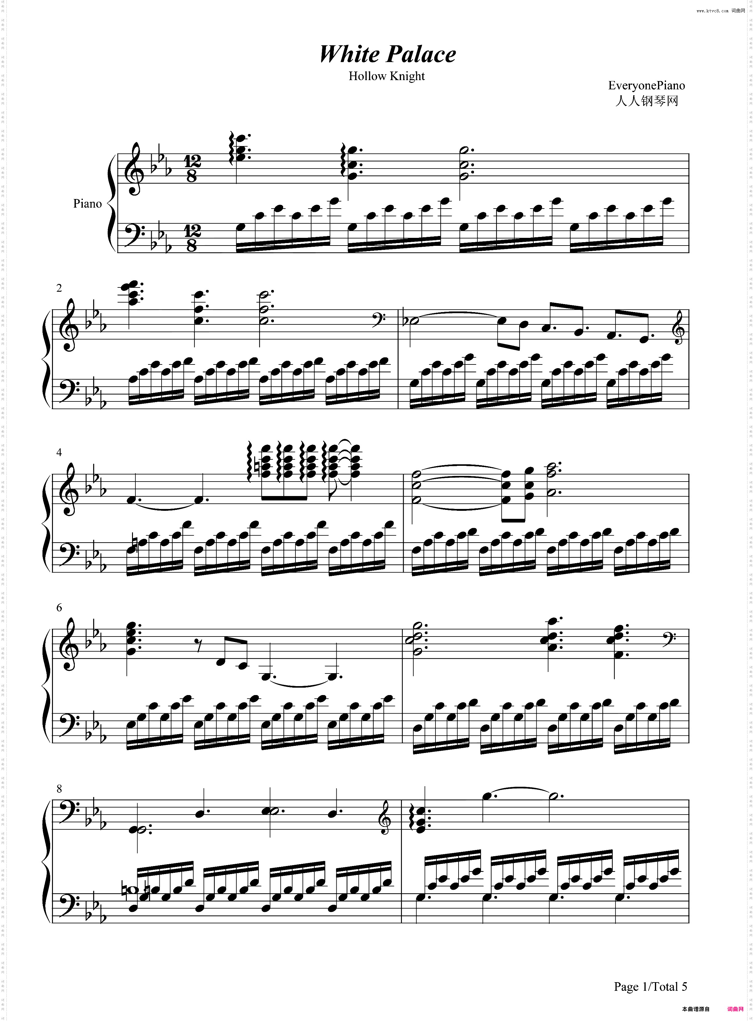 White Palace-空洞骑士BGM