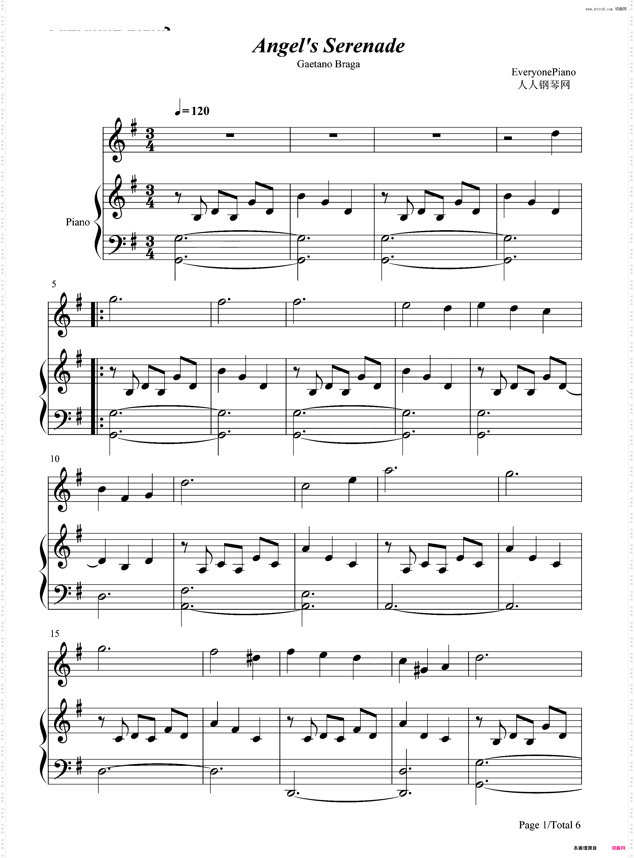 Angels Serenade-天使小夜曲-Gaetano Braga