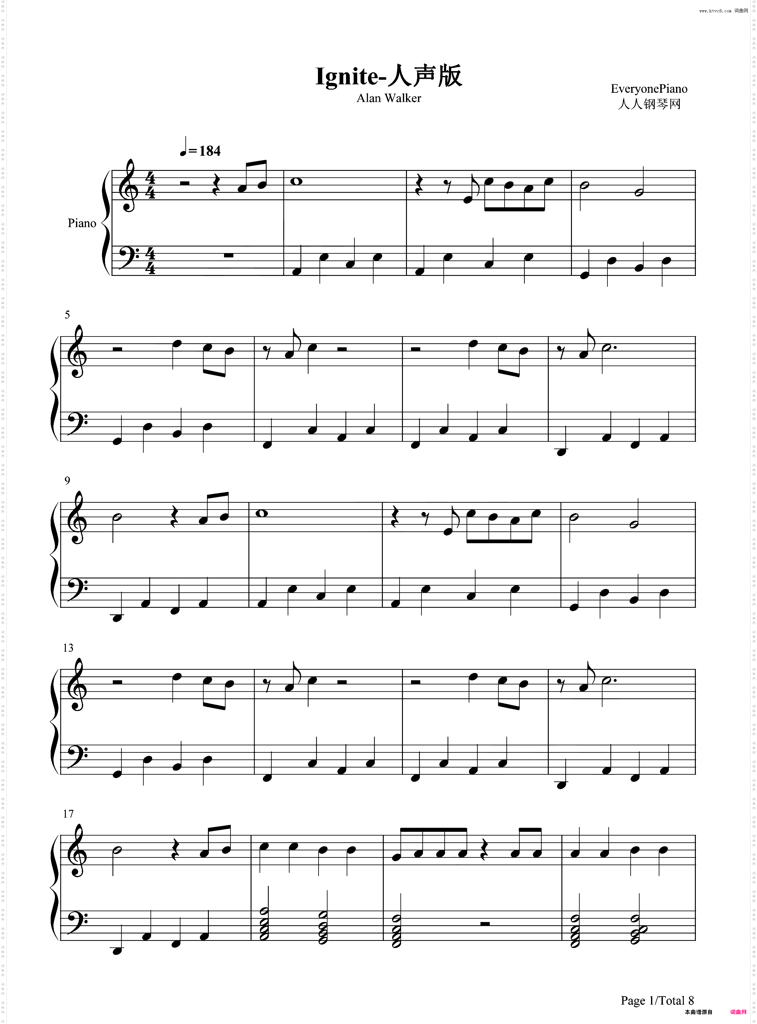 Ignite-人声版