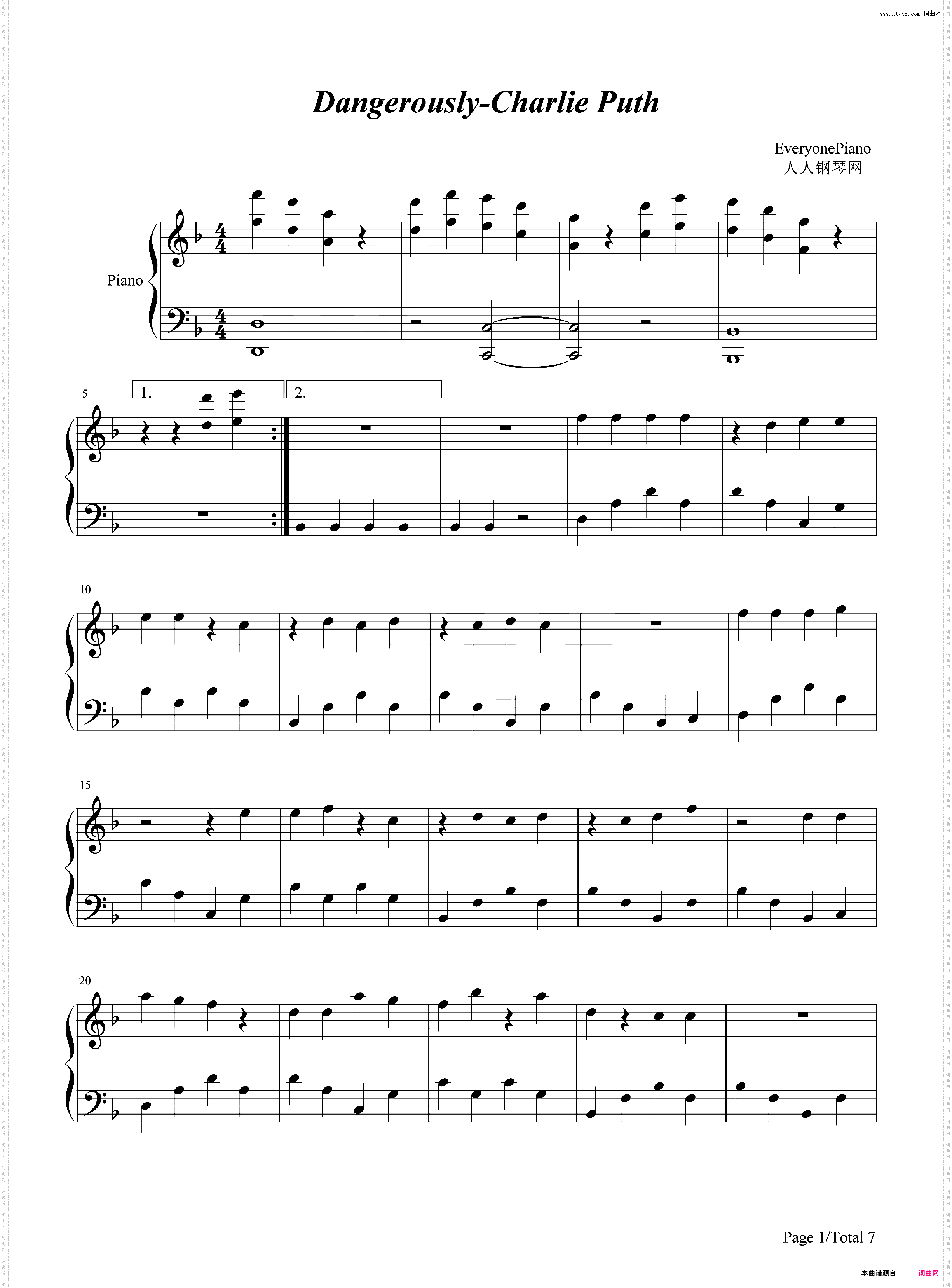 Dangerously-Charlie Puth