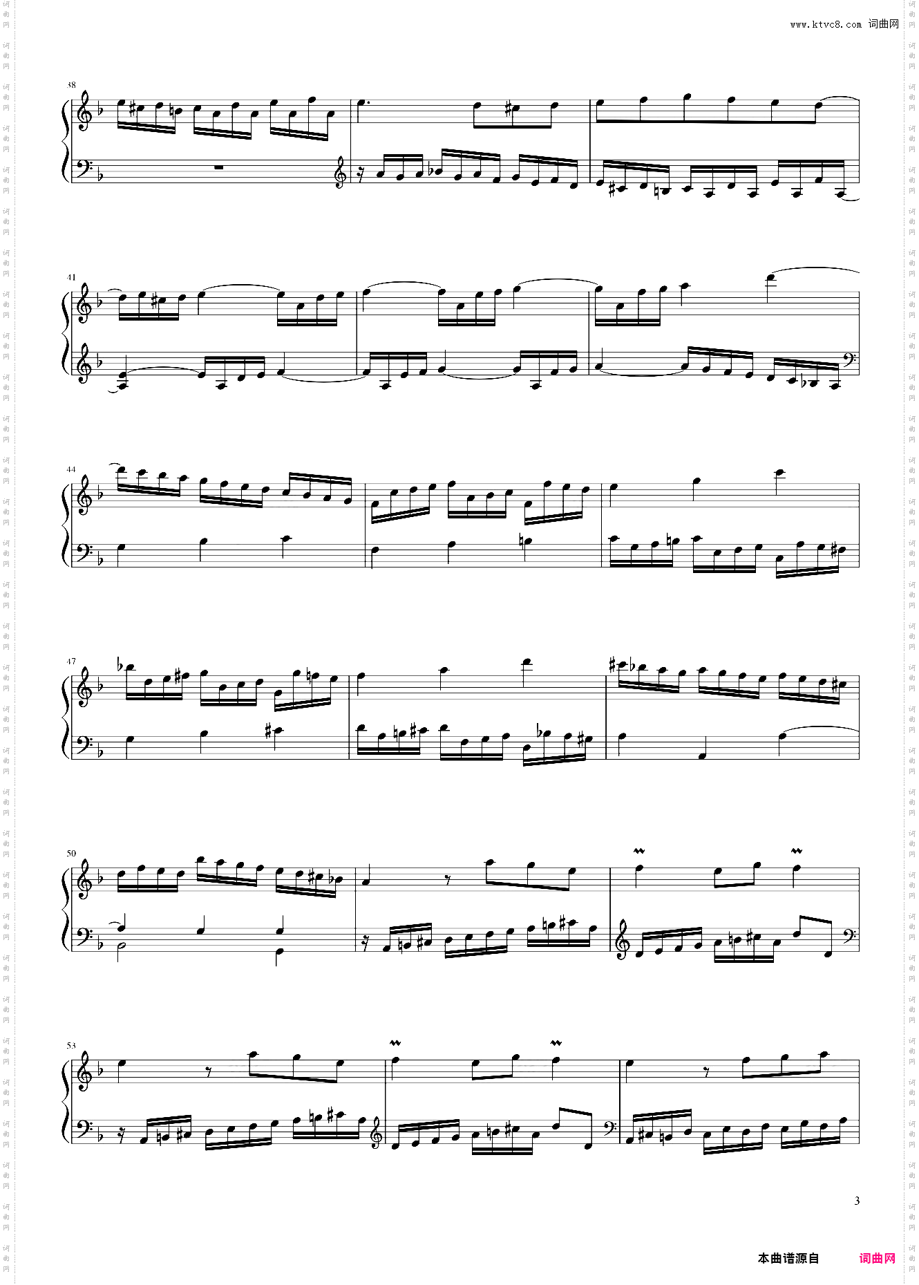 Scarlatti - Sonata in D minor K· 191 L· 207