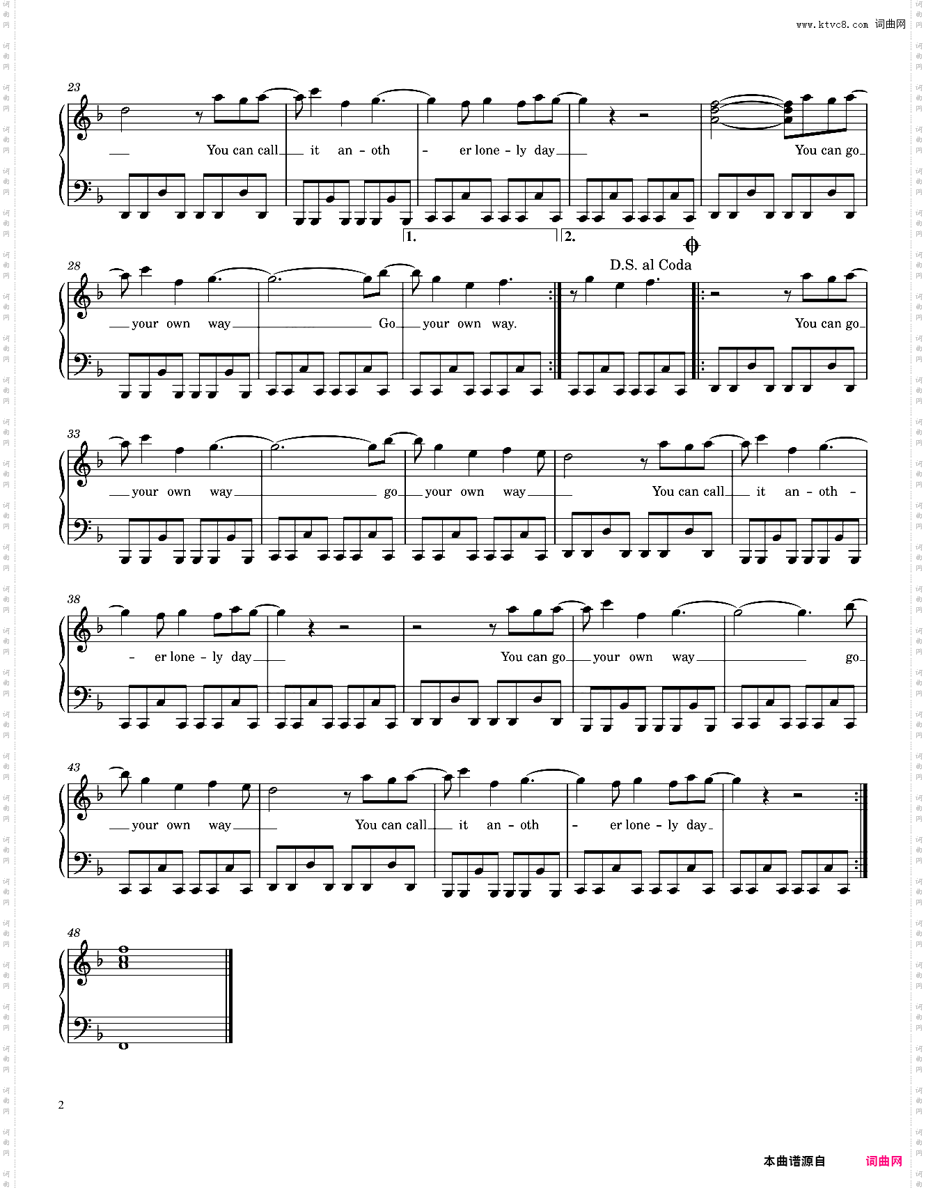Go Your Own Way-Fleetwood Mac