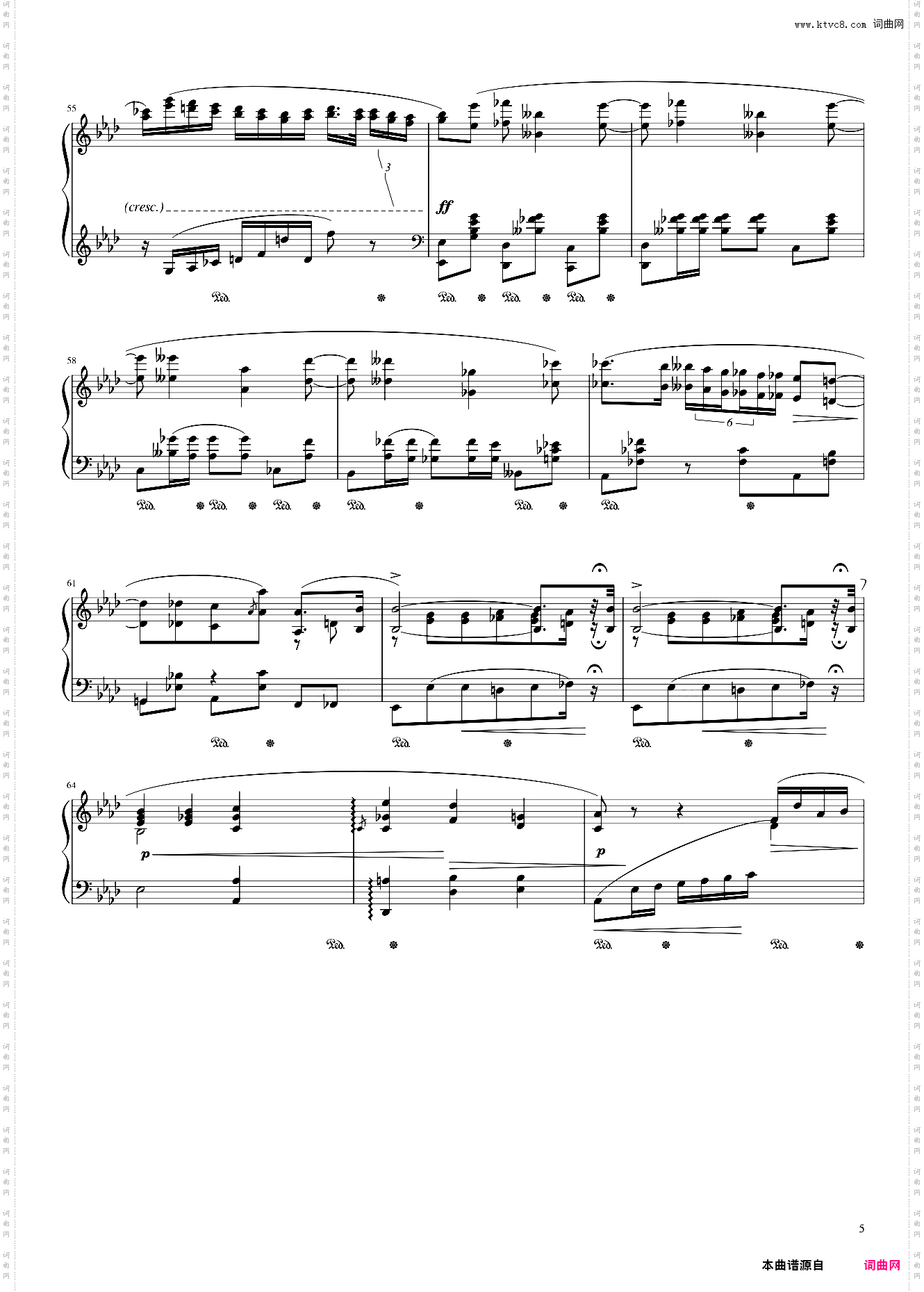 幻想波兰舞曲 Polonaise Fantasie OP·61