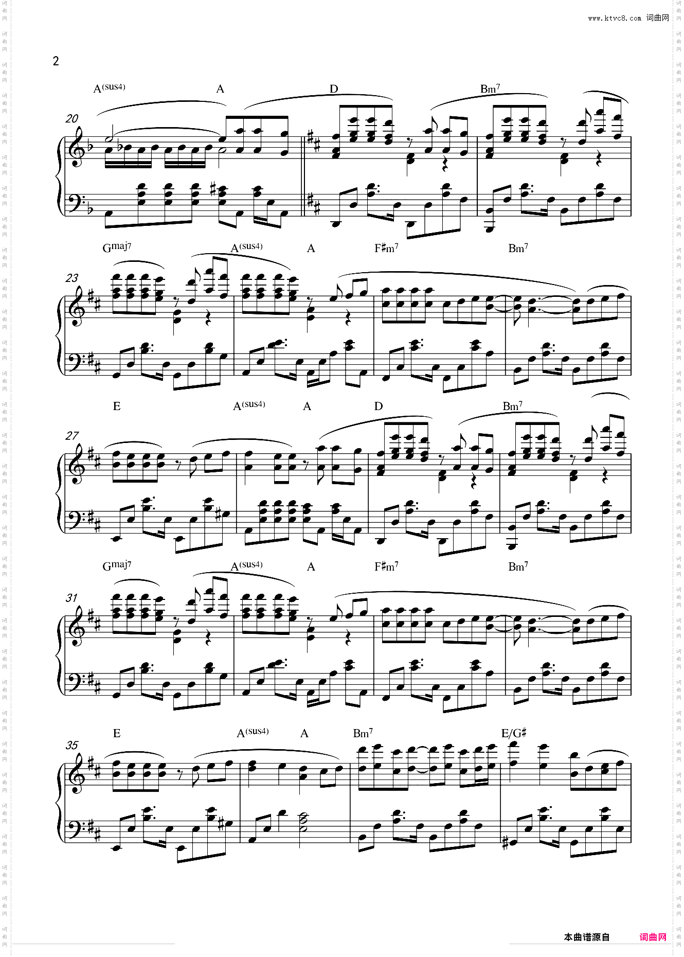 周杰伦-《白色风车》精编钢琴独奏