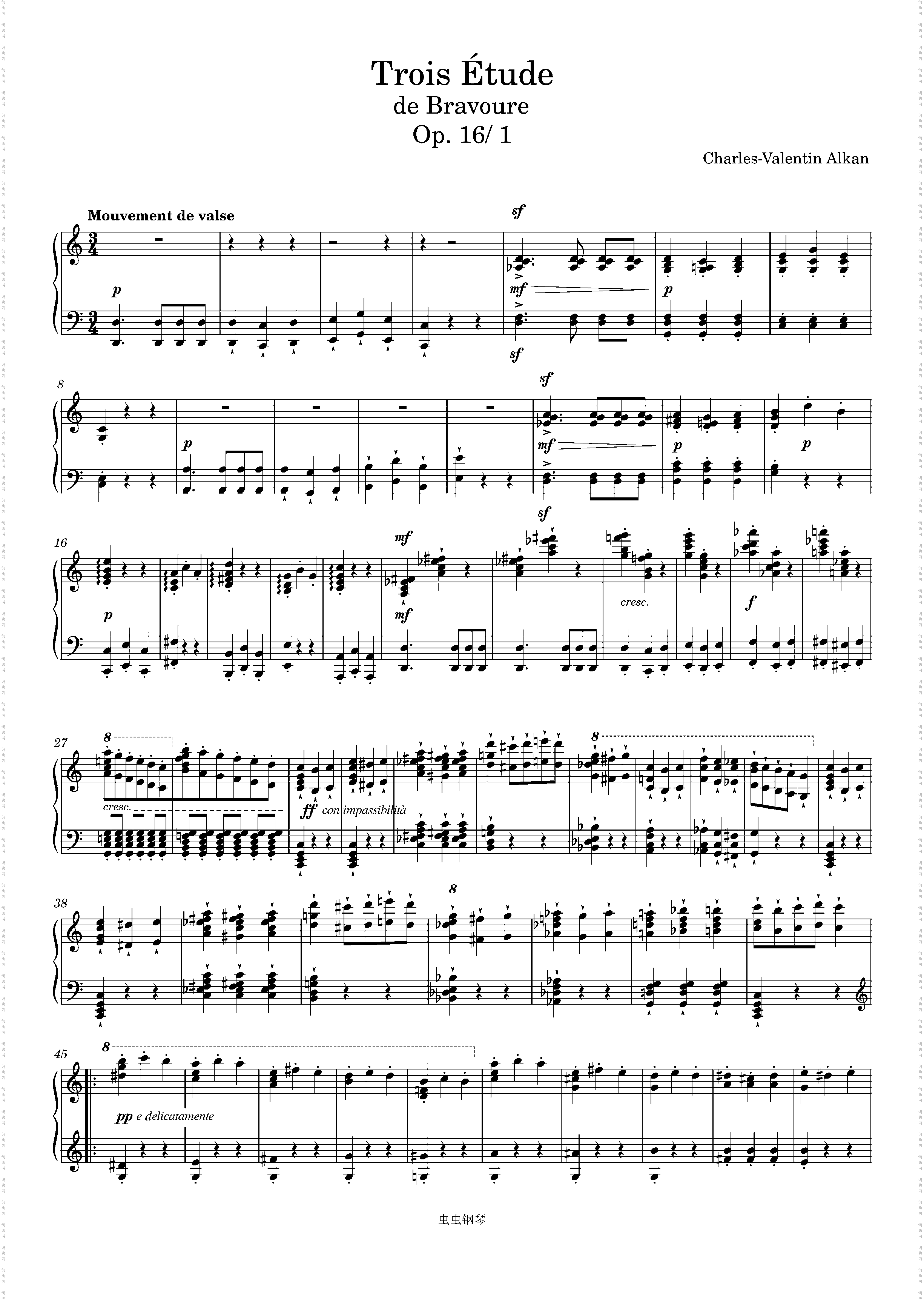 Scherzi di Bravoure No· 1