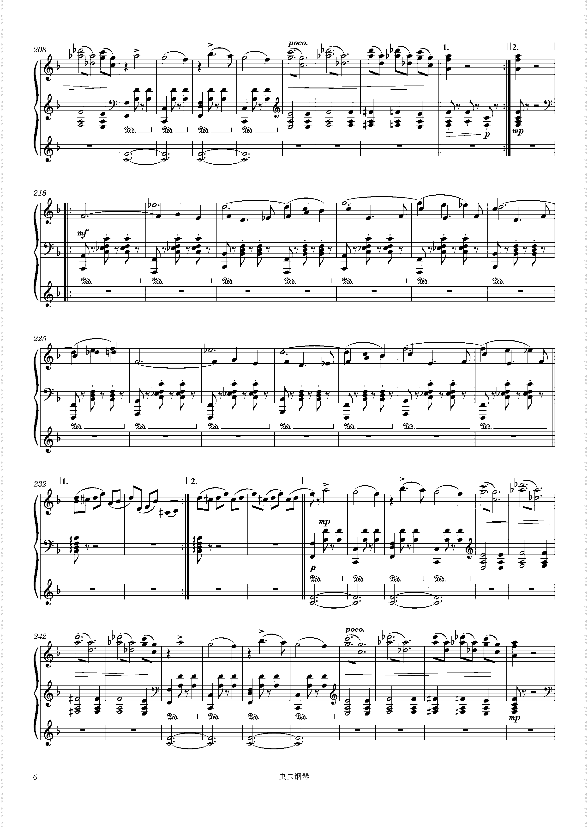 Swan Lake, 2· Valse Piano