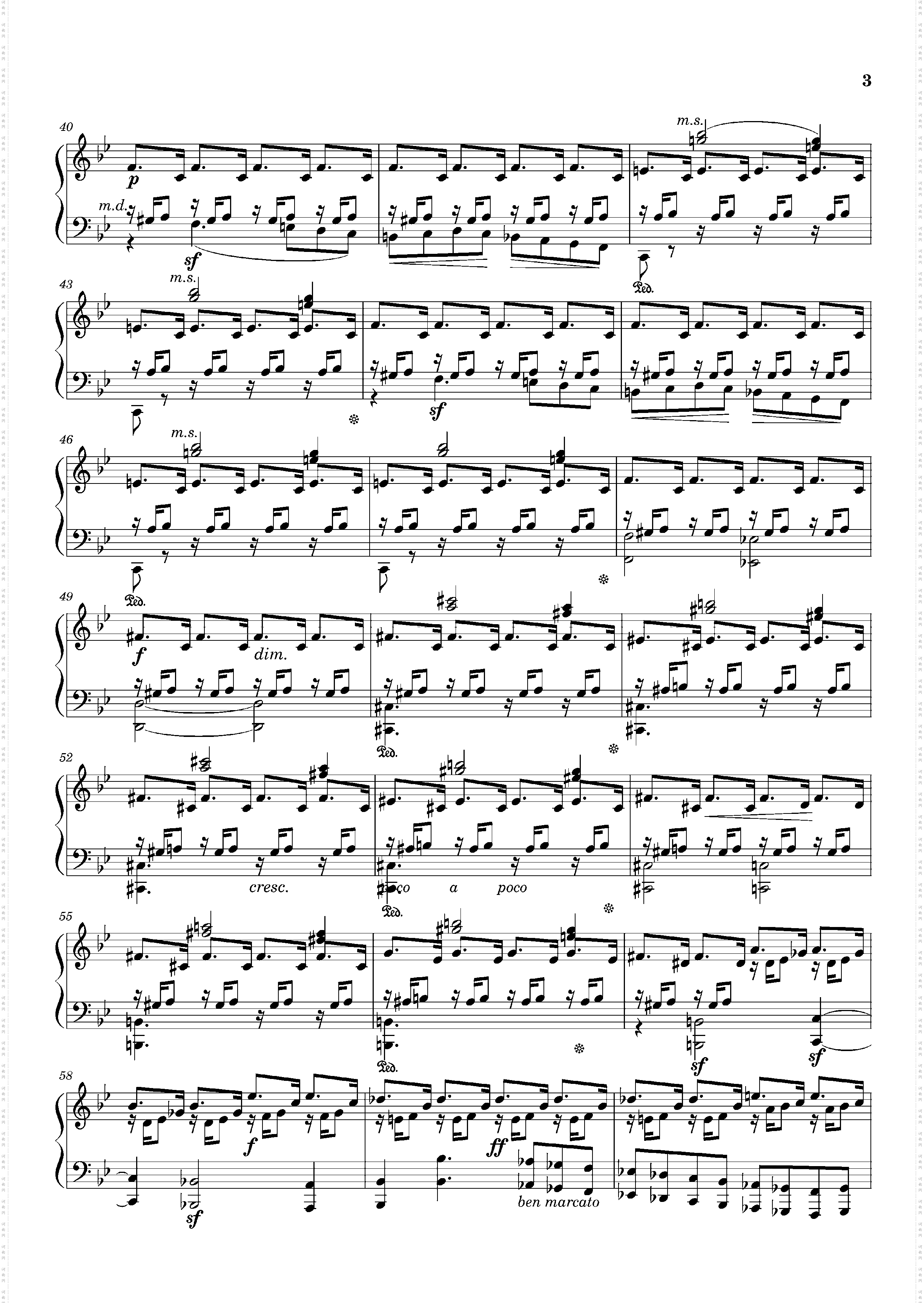 étude en Douze Exercices No· 5