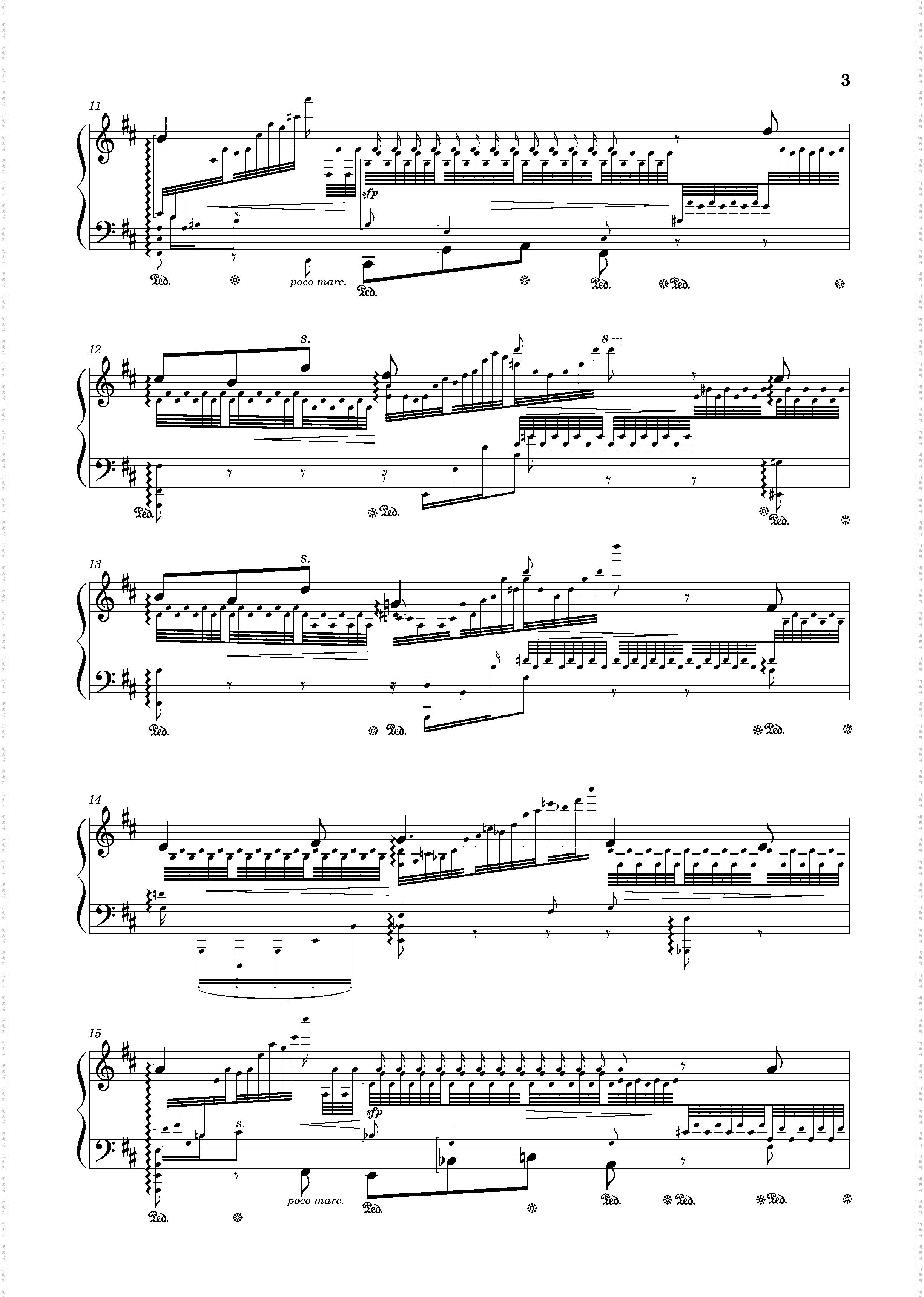 études d'Excution Transcendante No· 9 Harpes éoliennes