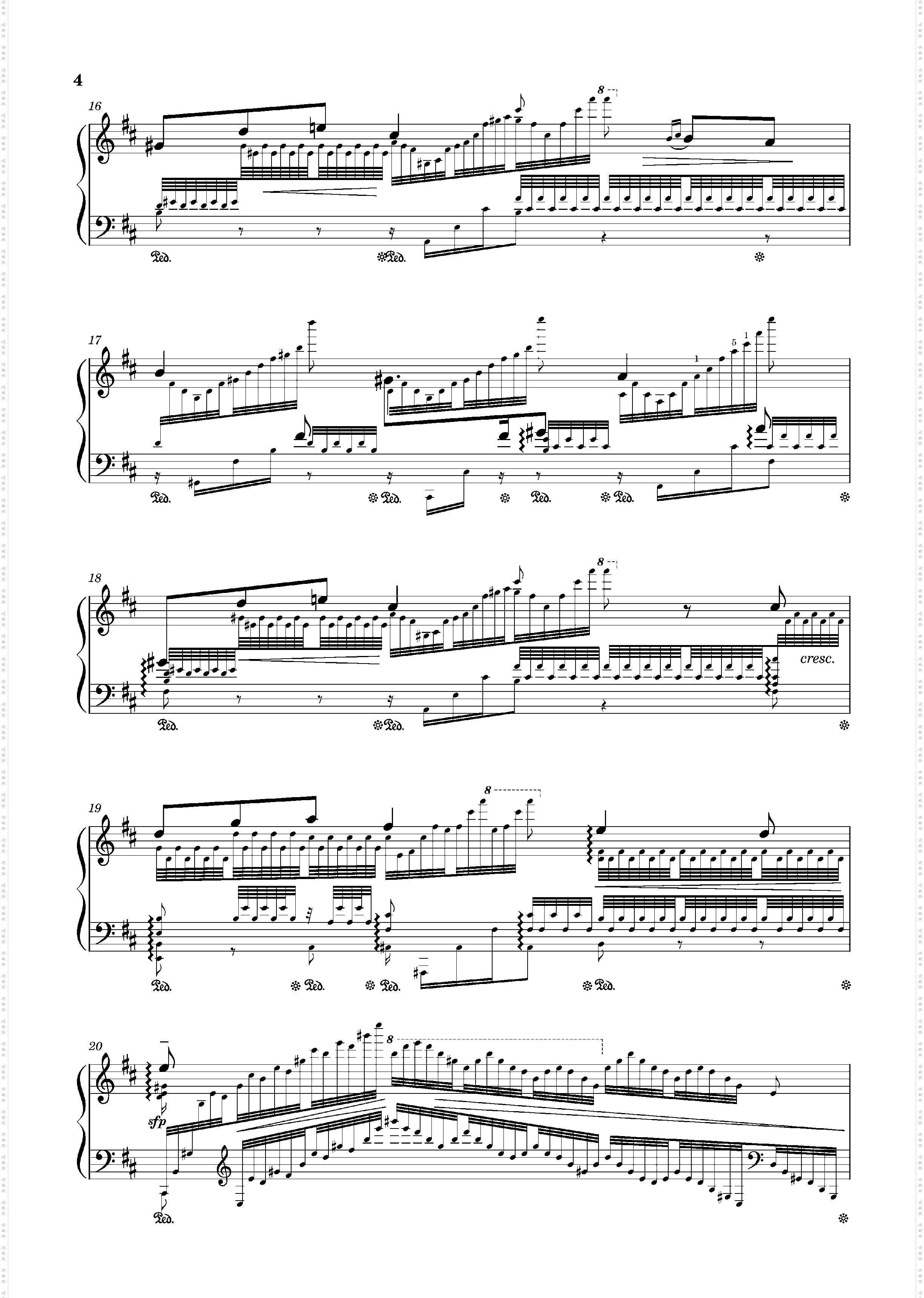 études d'Excution Transcendante No· 9 Harpes éoliennes