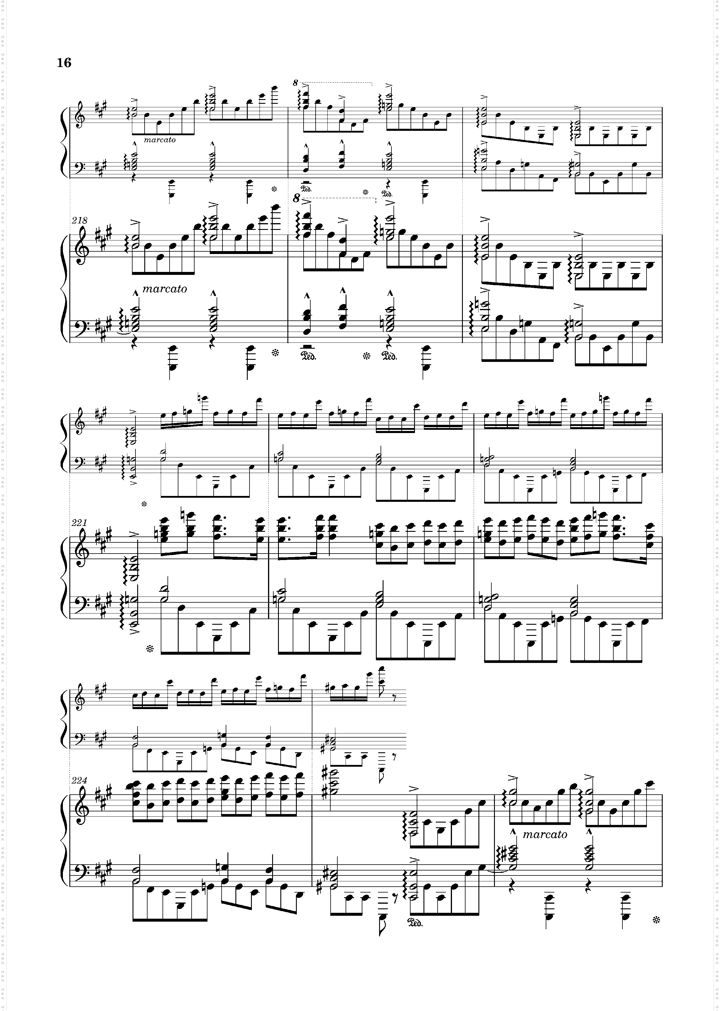 études d'Excution Transcendante No· 8 Epic Song