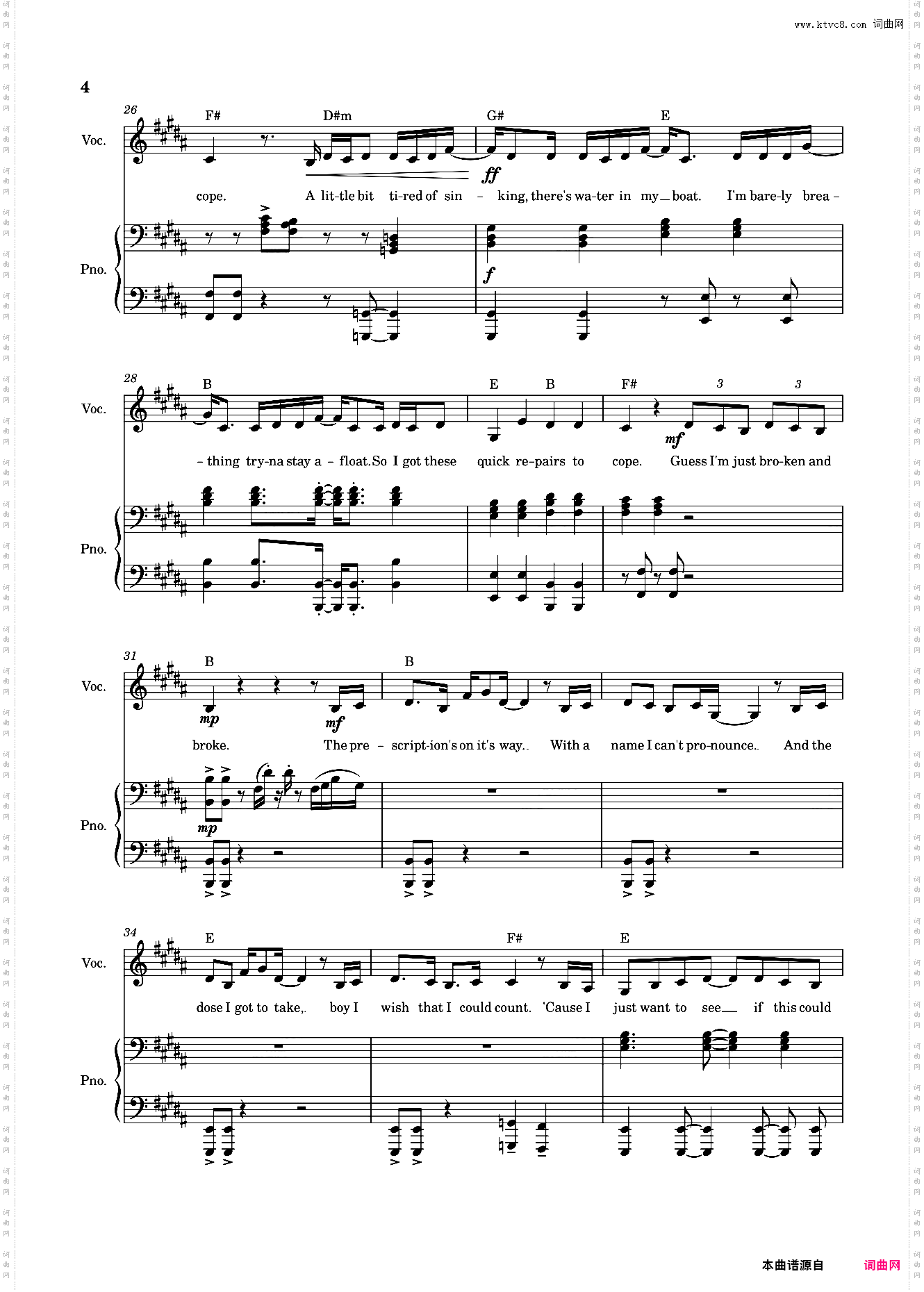 Numb Little Bug 弹唱版