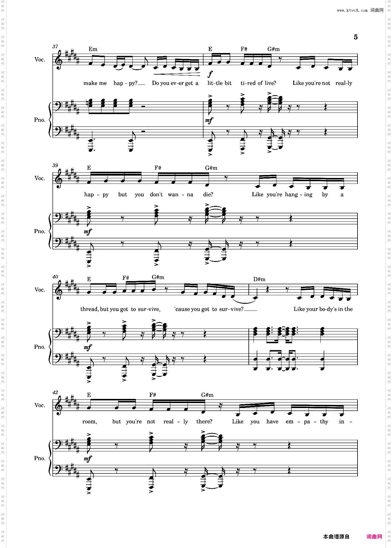 Numb Little Bug 弹唱版