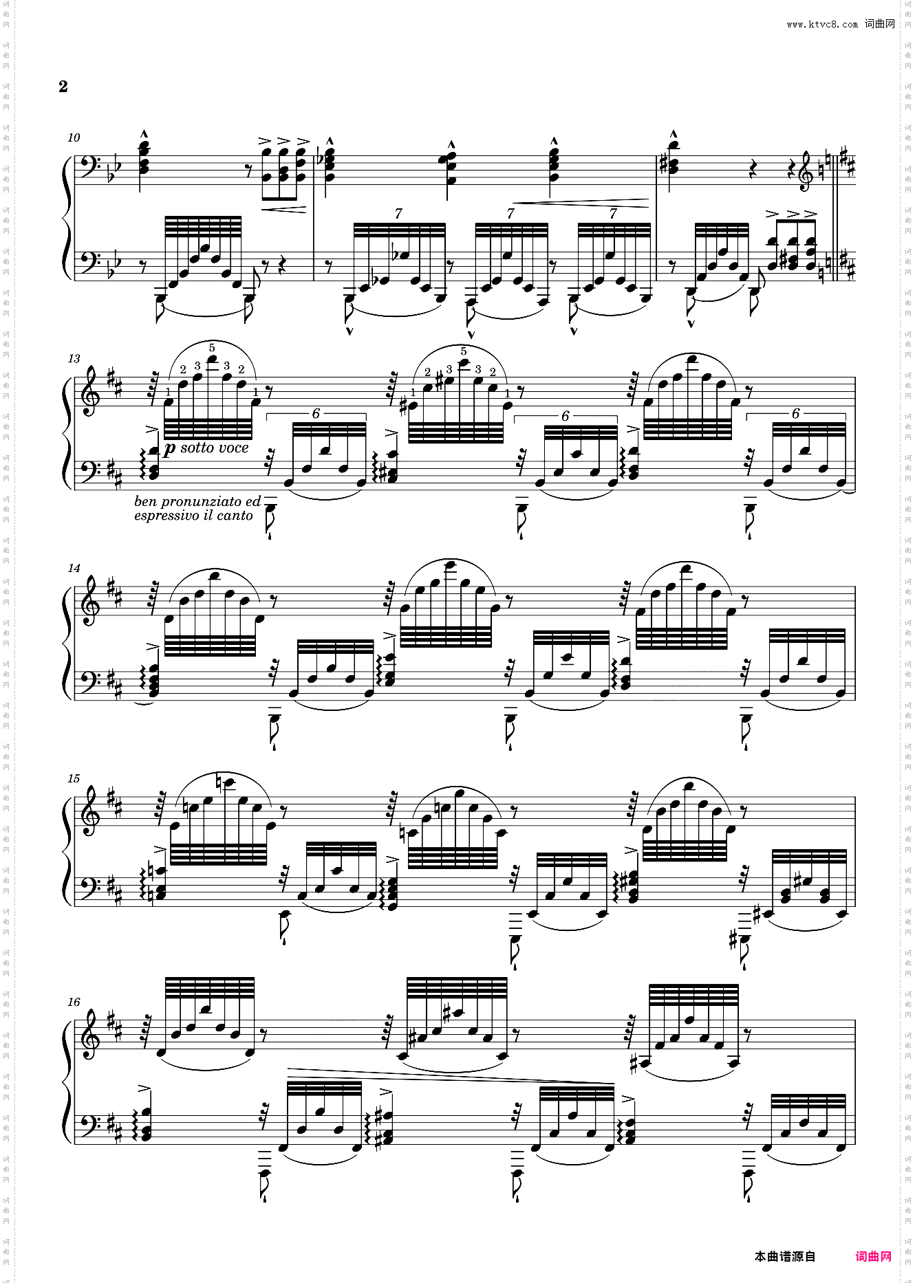 Transcendental étude No· 6 Vision