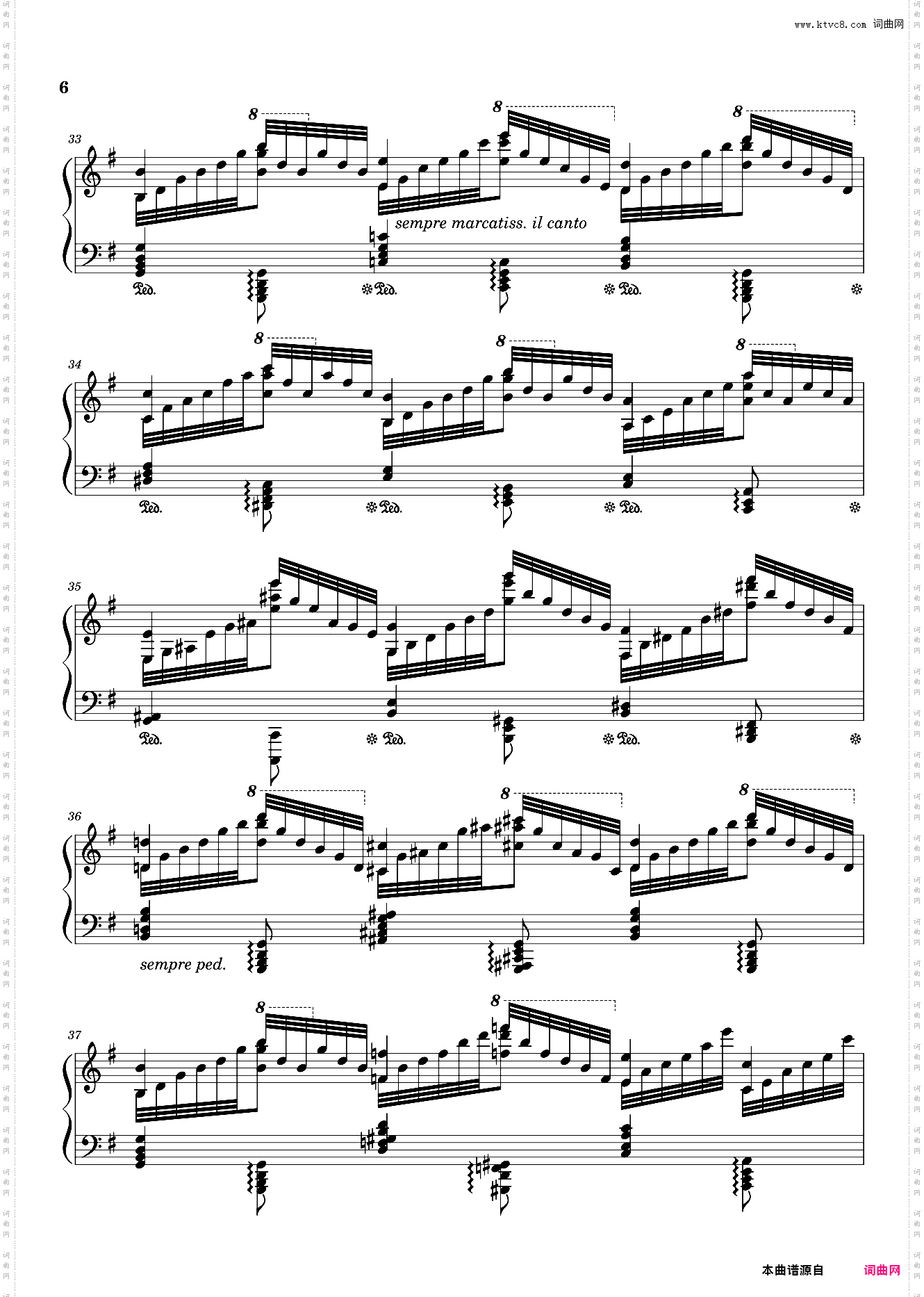 Transcendental étude No· 6 Vision