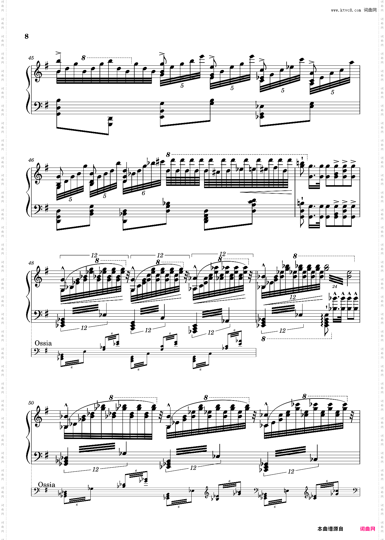 Transcendental étude No· 6 Vision