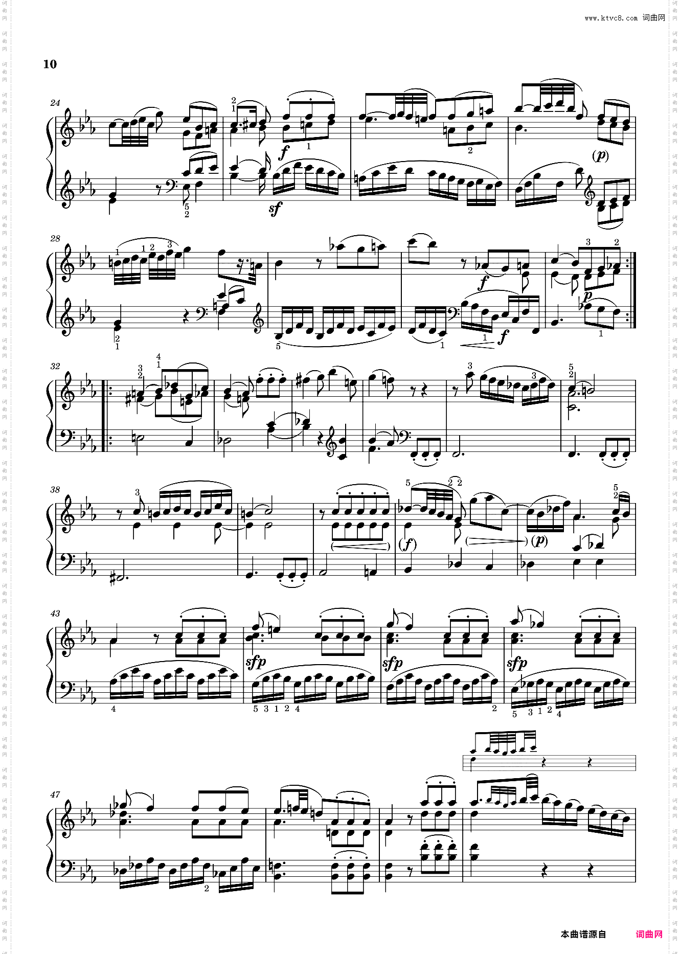 莫扎特第十三钢琴奏鸣曲 Sonata No· 13, 2nd Movement K· 333