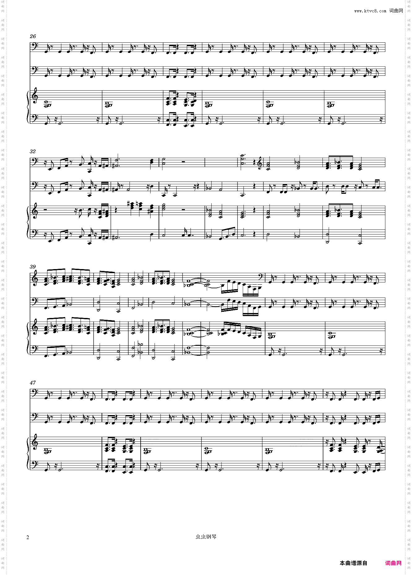 toto-stop loving you钢琴贝斯合成器乐谱