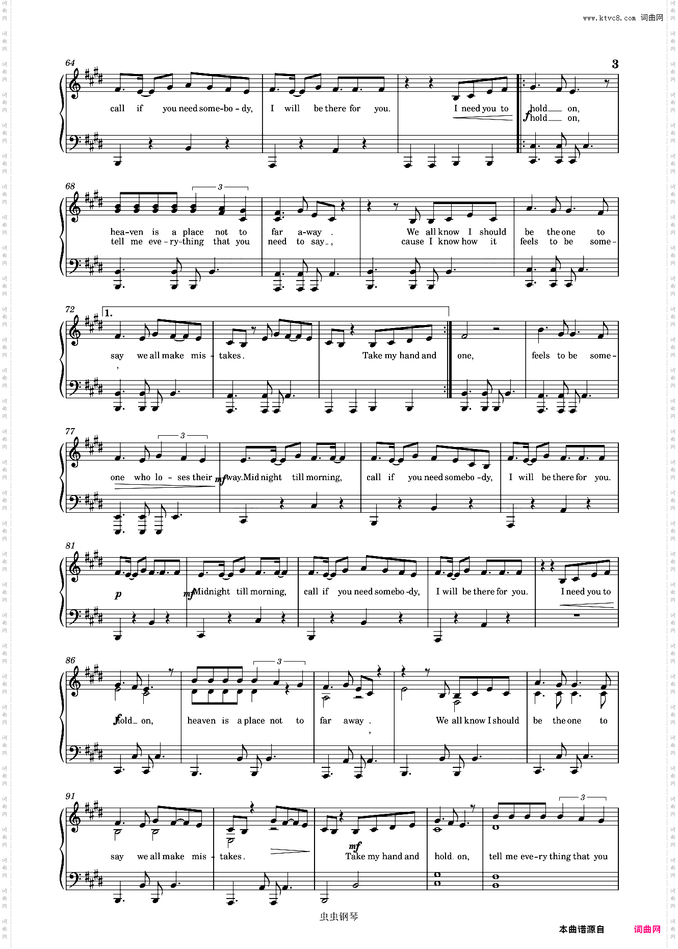 Hold On-Justin Bieber