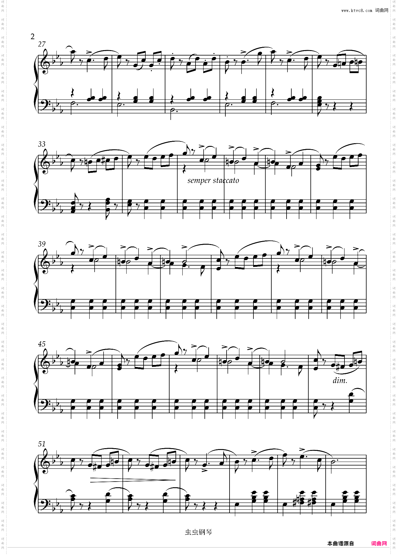 小圆舞曲_中国音乐学院5级考级曲目