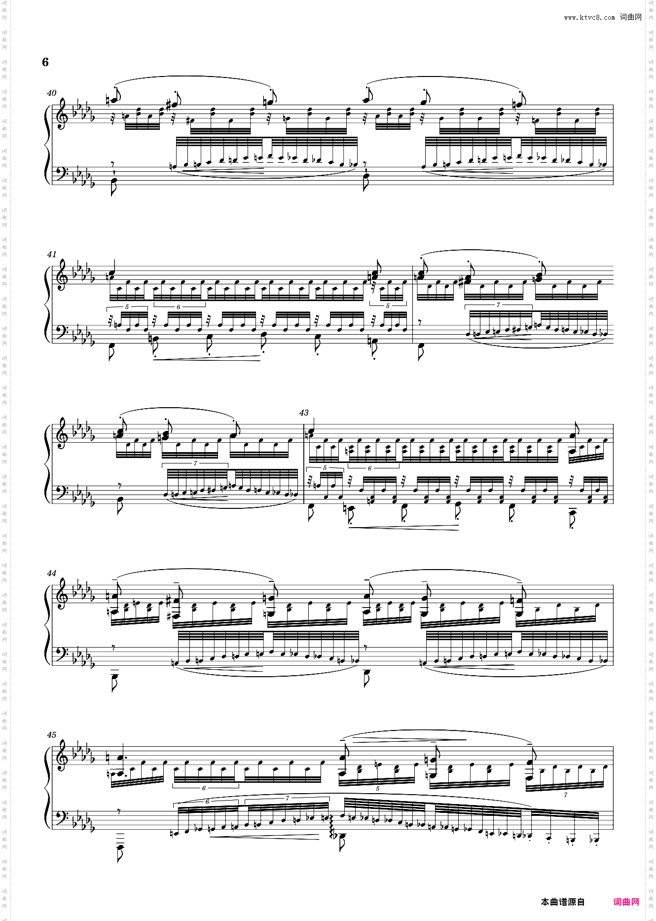 Transcendental étude No· 12 Chasse Neige
